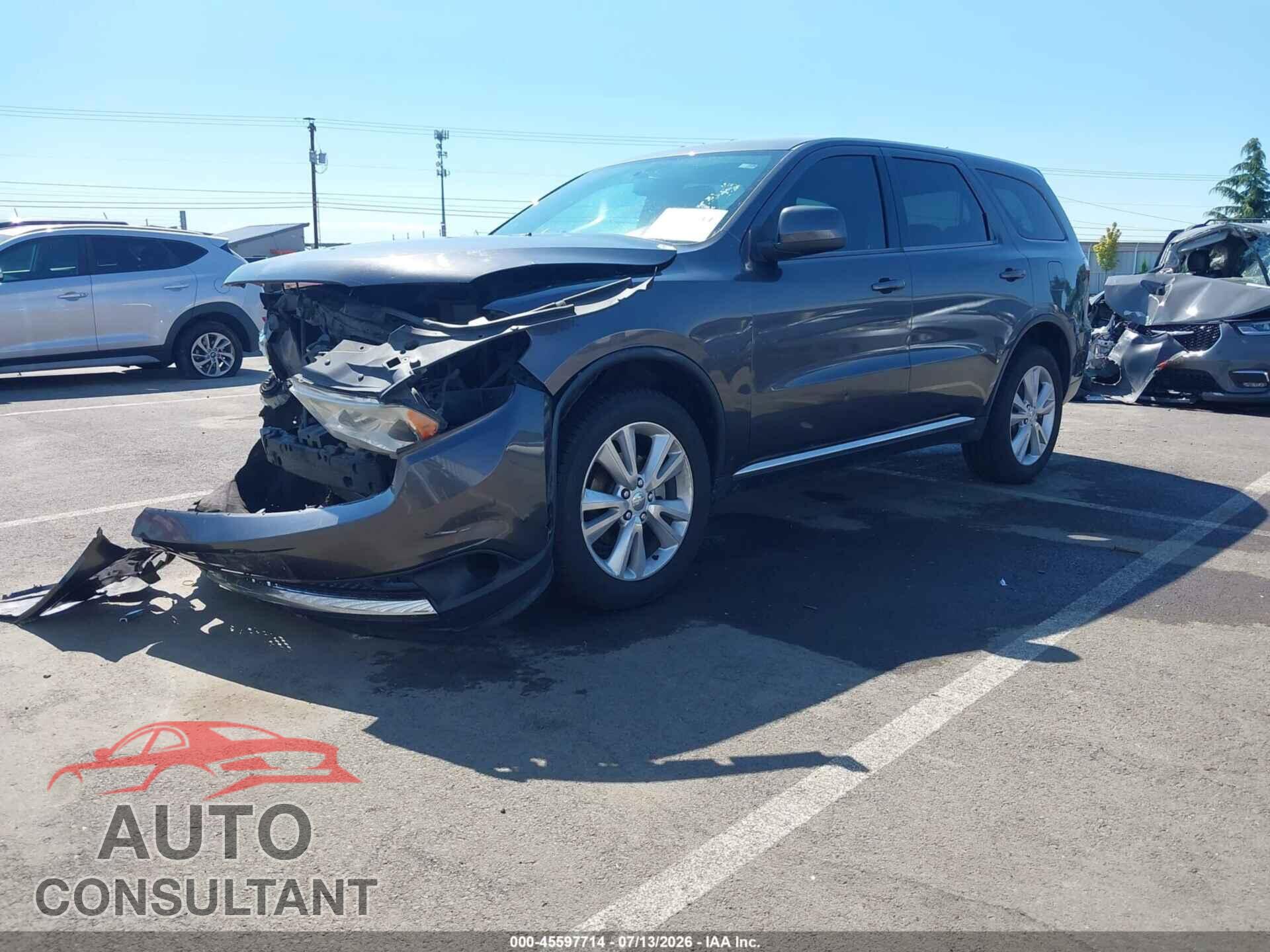 DODGE DURANGO 2013 - 1C4RDJAG3DC686942