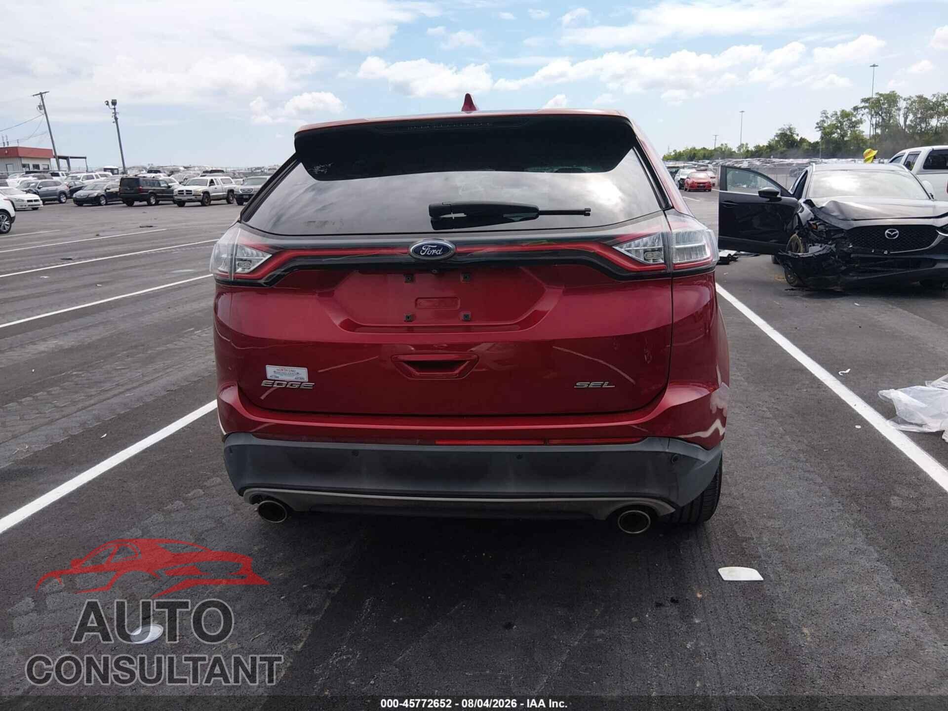 FORD EDGE 2015 - 2FMTK3J80FBB30456