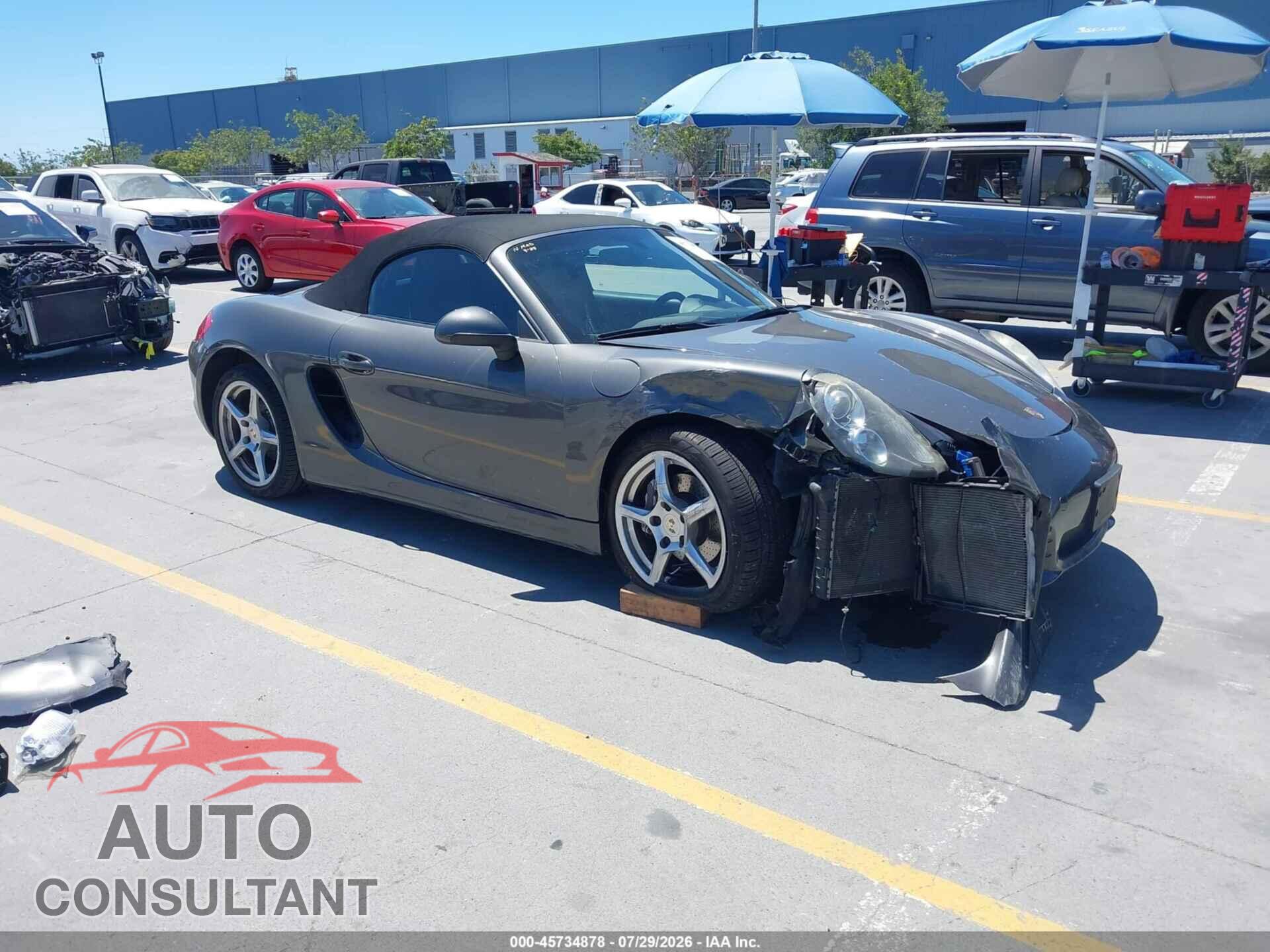 PORSCHE BOXSTER 2013 - WP0CA2A85DS112538