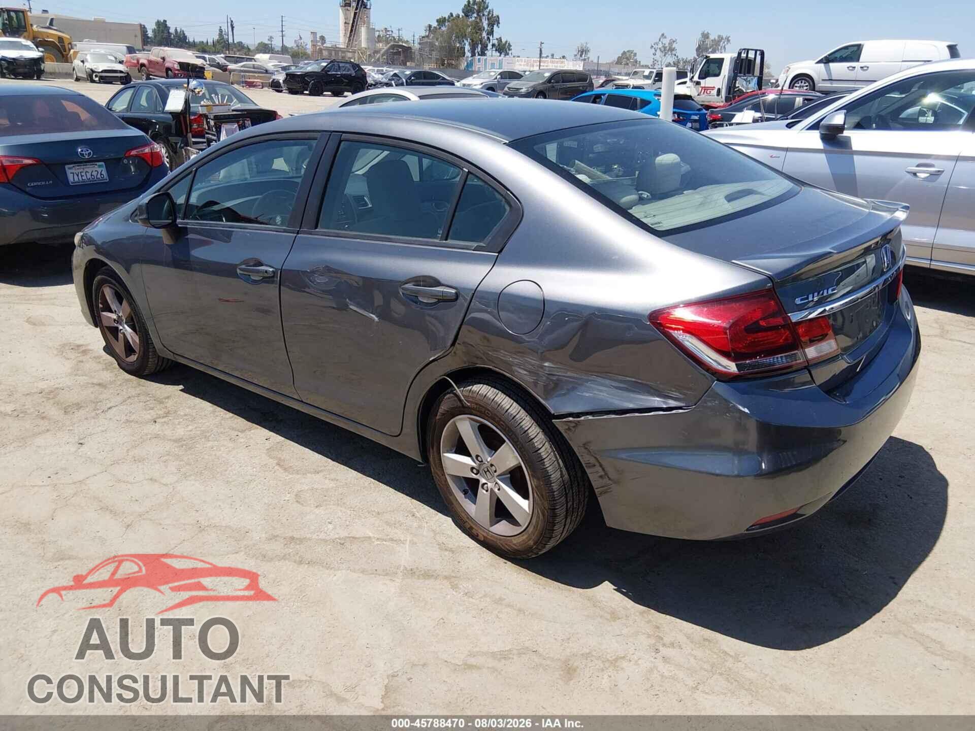 HONDA CIVIC 2013 - 19XFB2F51DE014375