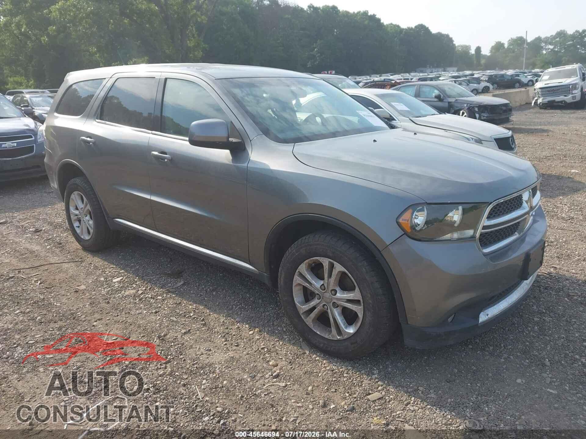 DODGE DURANGO 2012 - 1C4RDJAG3CC193230