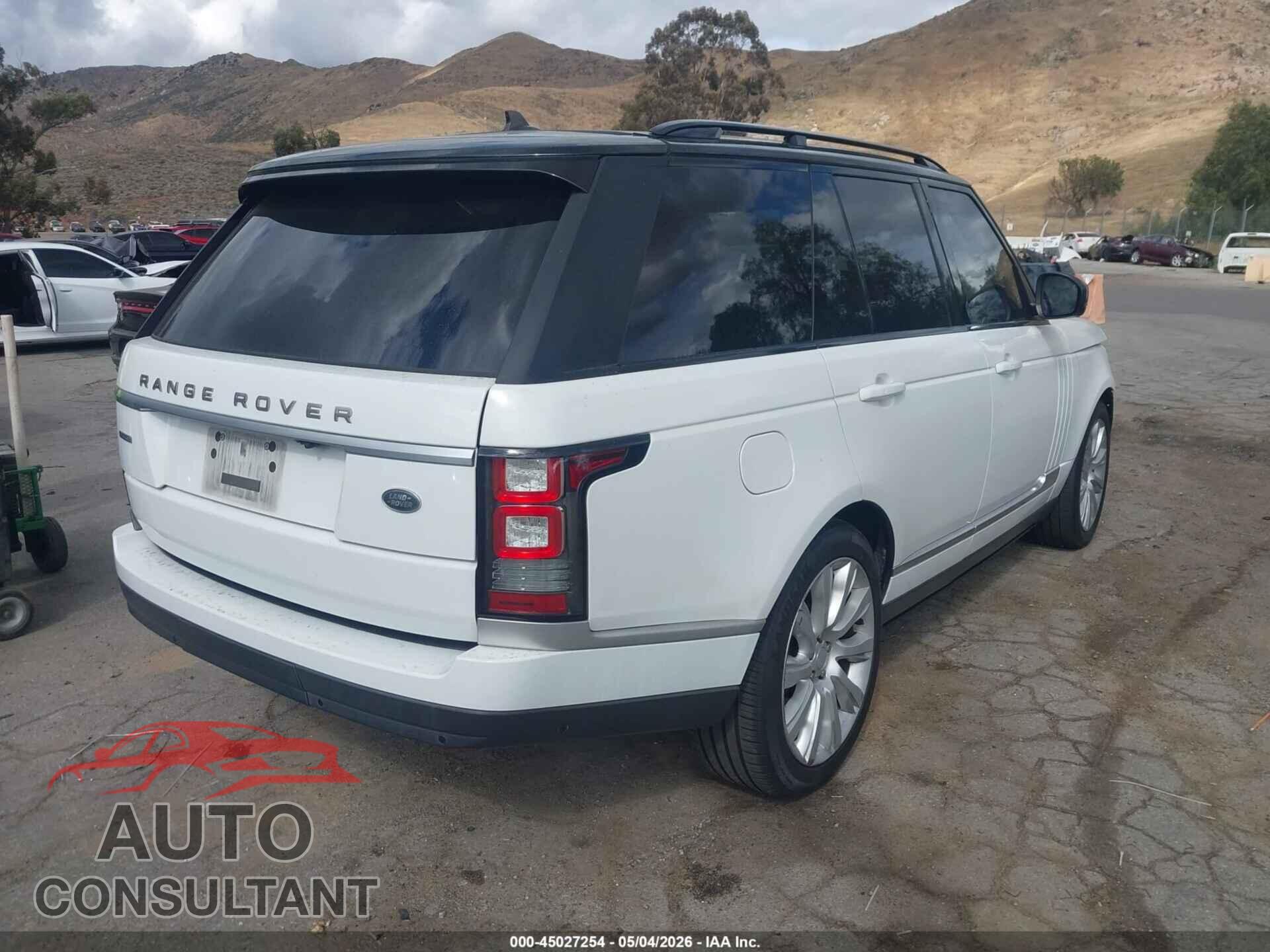 LAND ROVER RANGE ROVER 2016 - SALGS2EF1GA252063