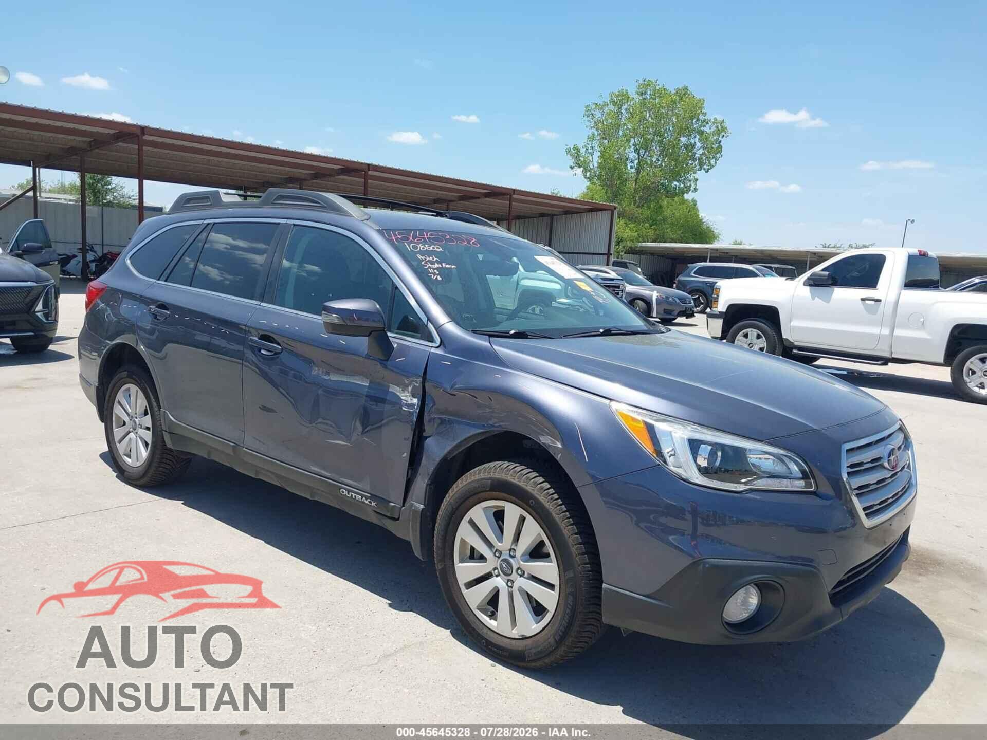 SUBARU OUTBACK 2017 - 4S4BSAFC8H3388949