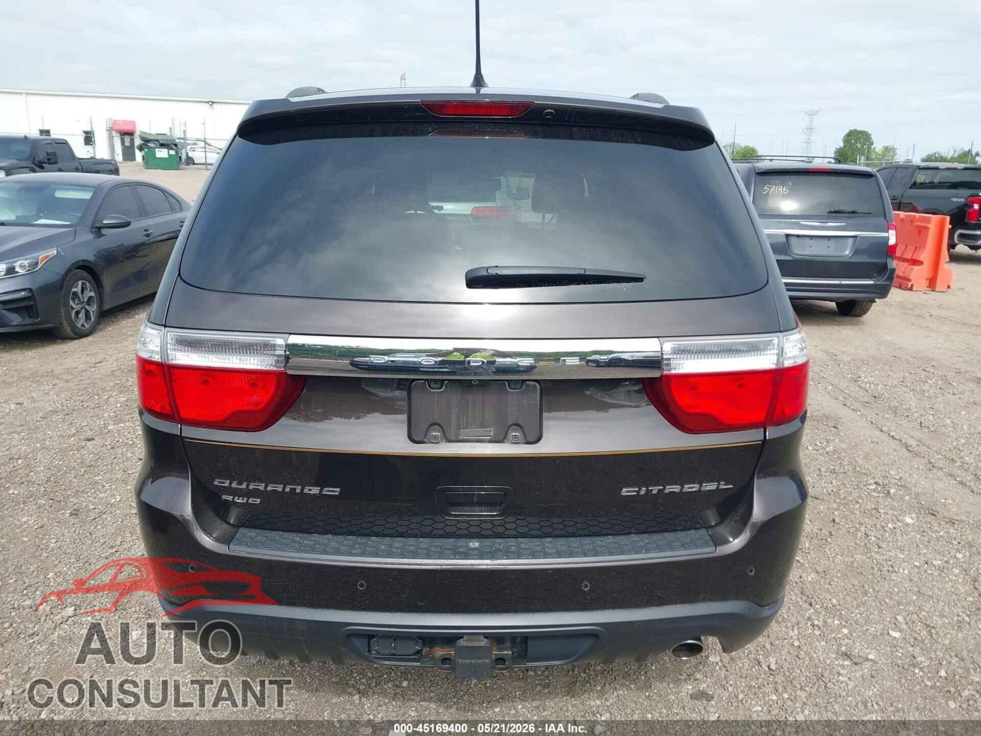 DODGE DURANGO 2012 - 1C4RDJEG7CC337274