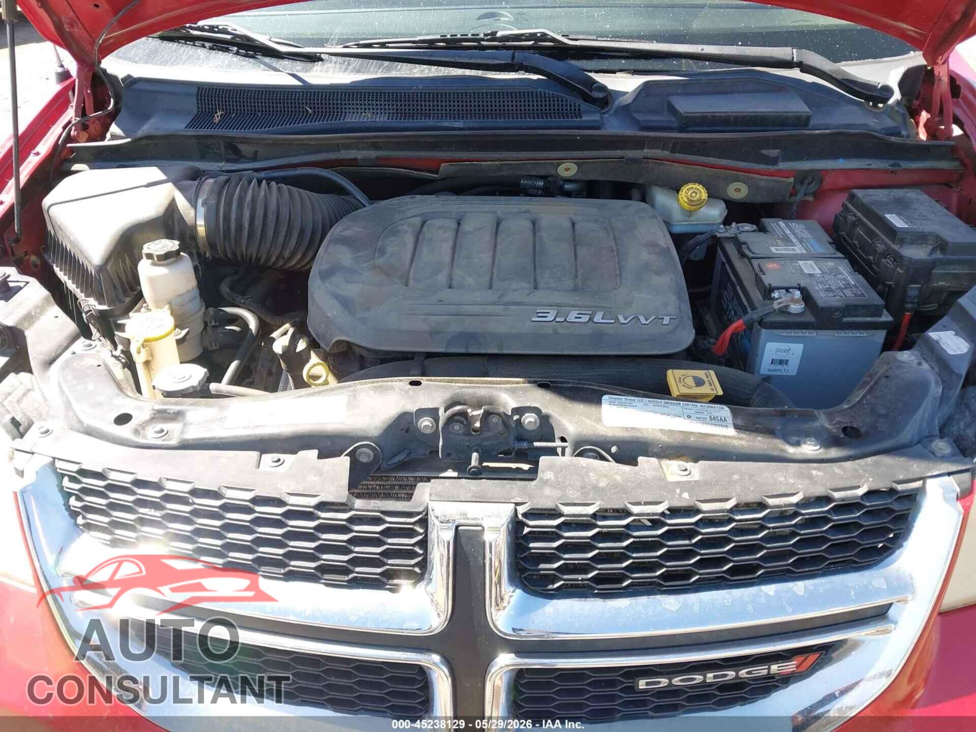 DODGE GRAND CARAVAN 2013 - 2C4RDGCG0DR718284