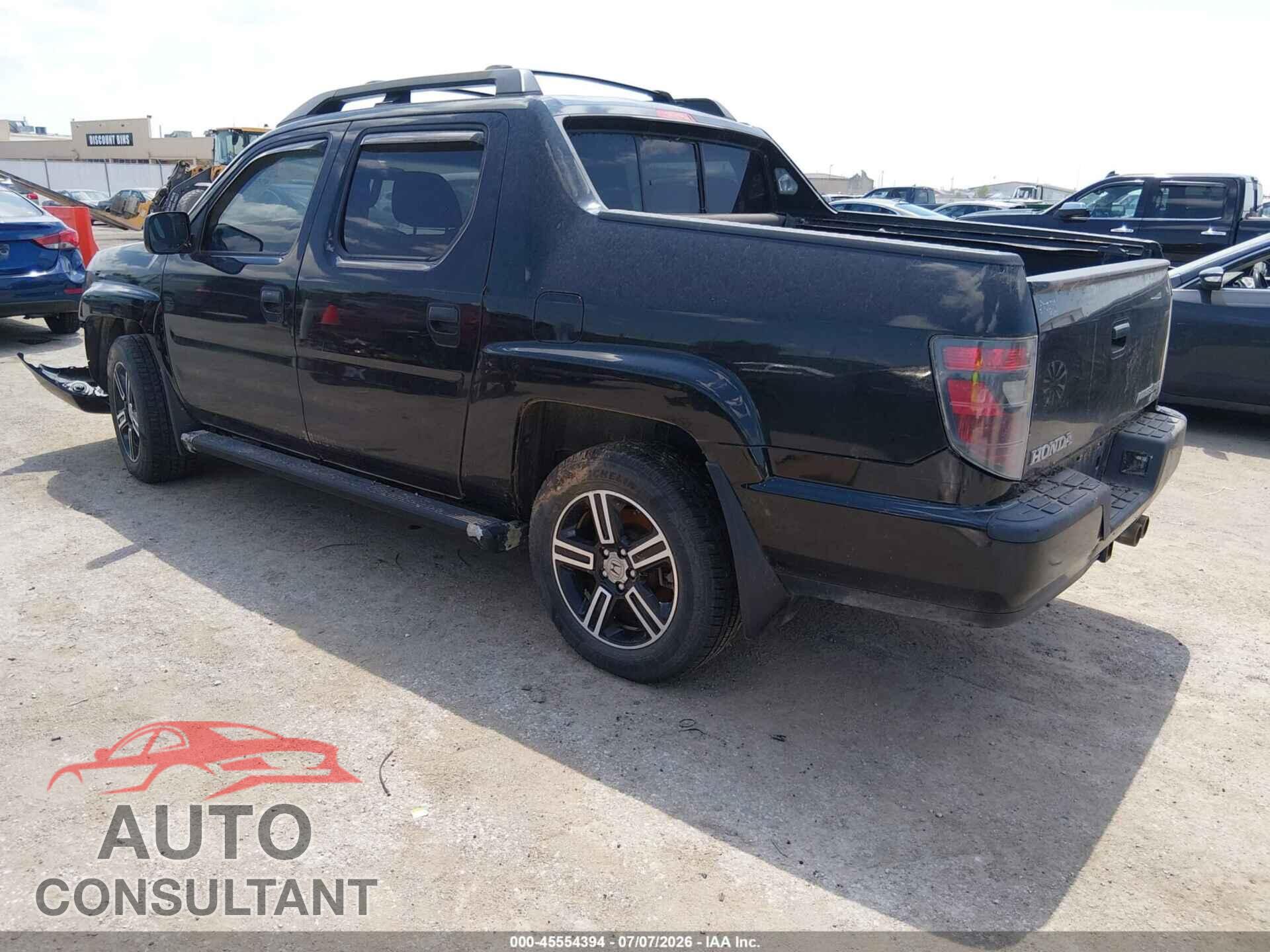 HONDA RIDGELINE 2012 - 5FPYK1F71CB455105