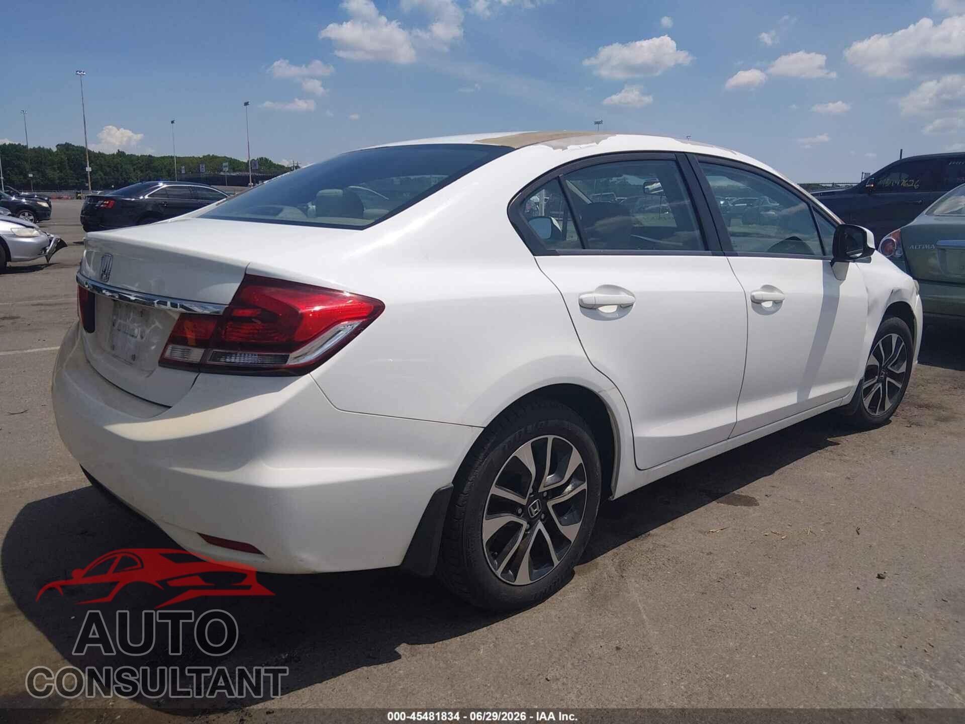 HONDA CIVIC 2013 - 19XFB2F83DE287411