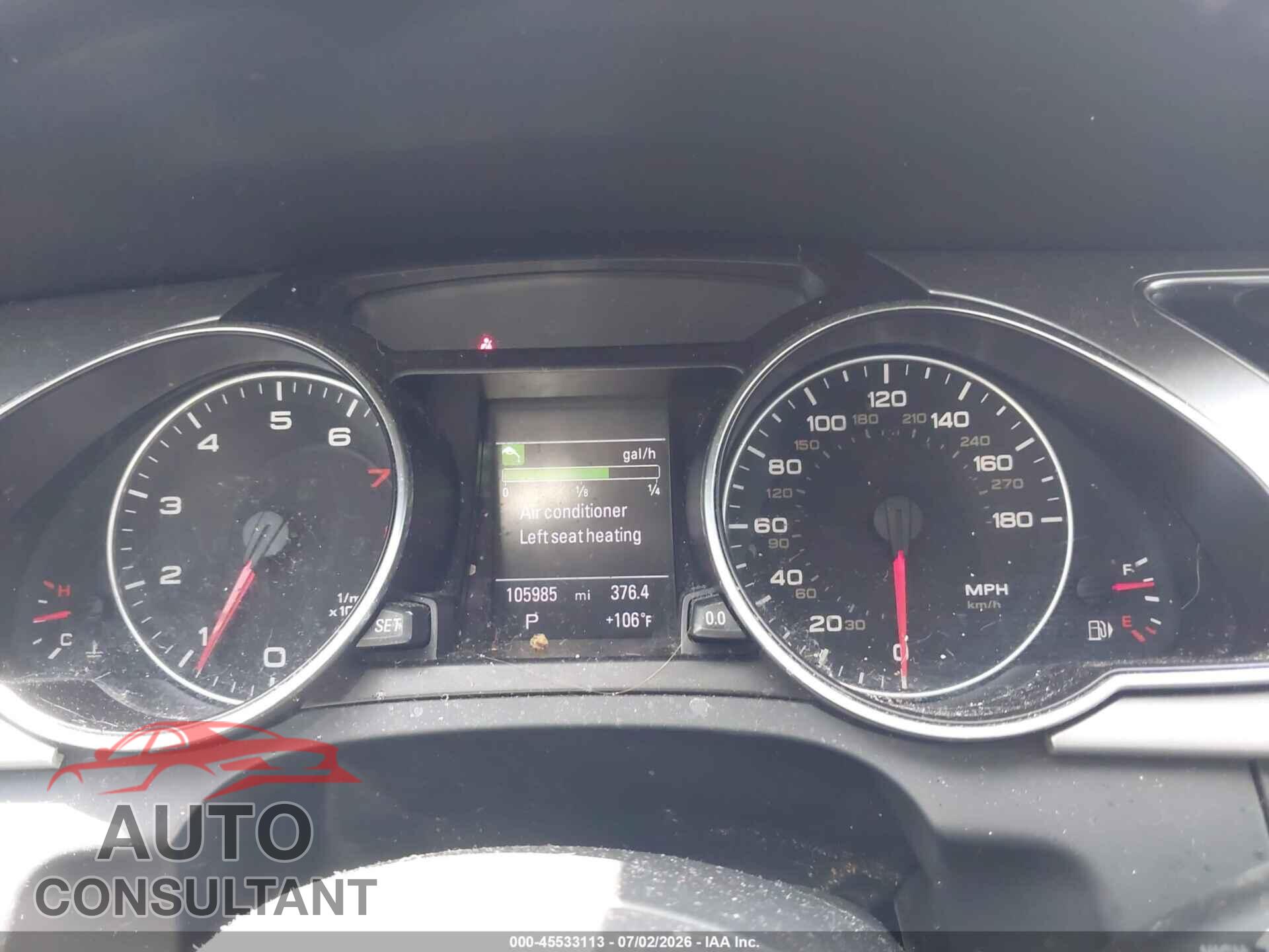 AUDI A5 2012 - WAULFAFR2CA042575