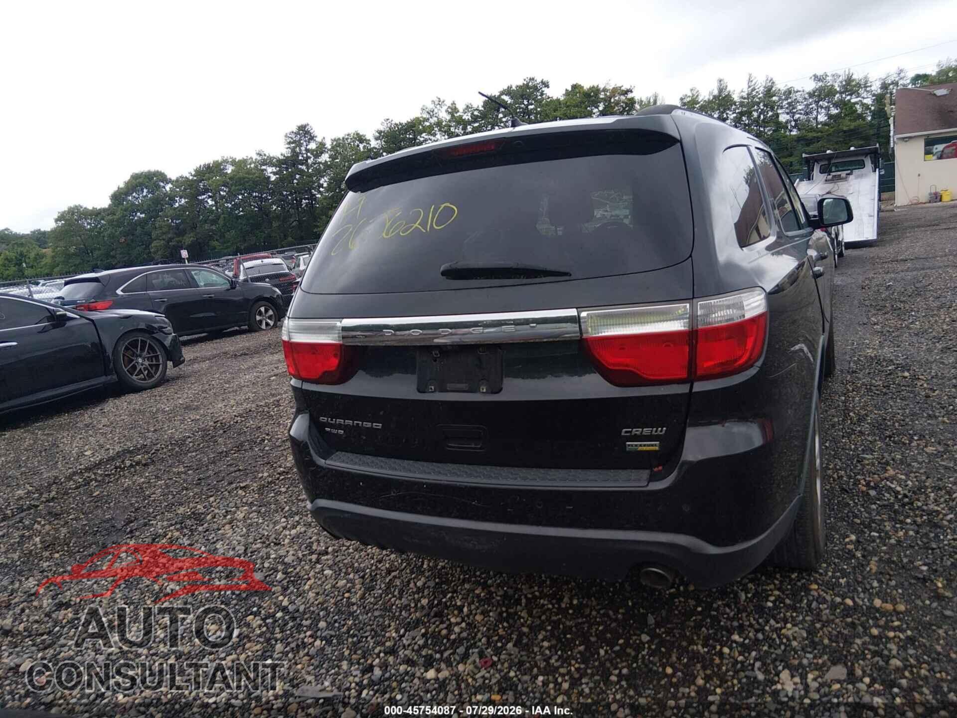 DODGE DURANGO 2012 - 1C4RDJDG9CC153648