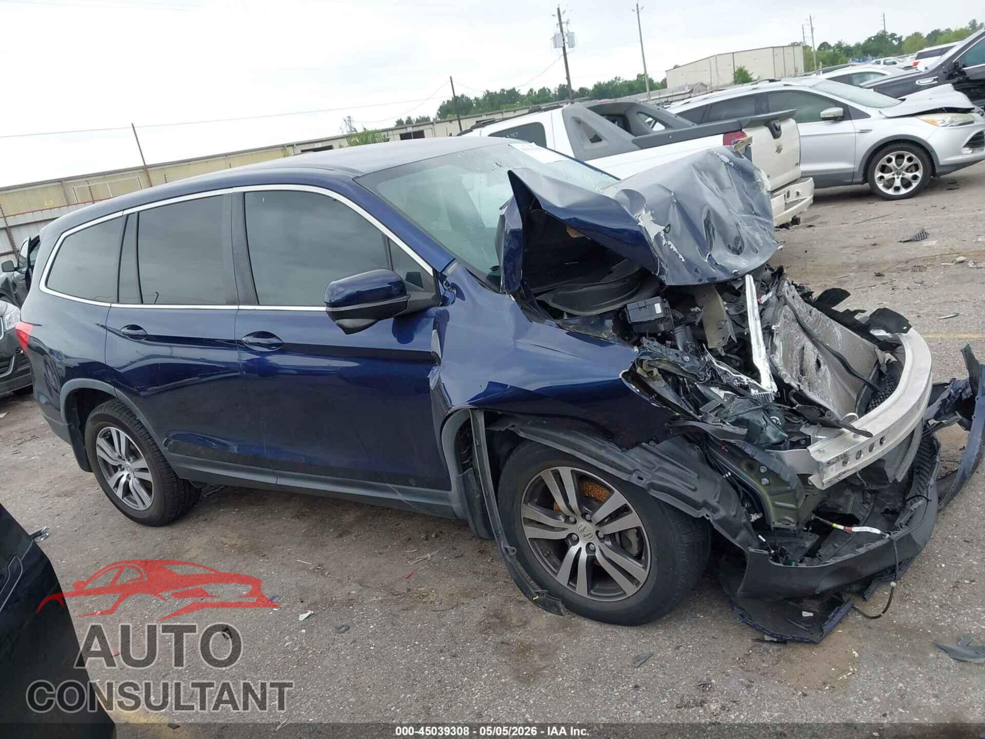 HONDA PILOT 2017 - 5FNYF5H32HB020521