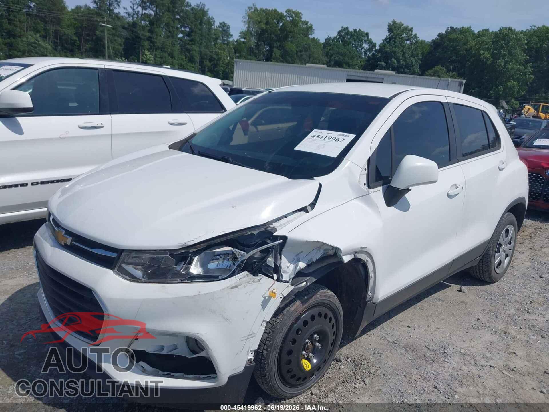 CHEVROLET TRAX 2017 - 3GNCJKSB5HL200043