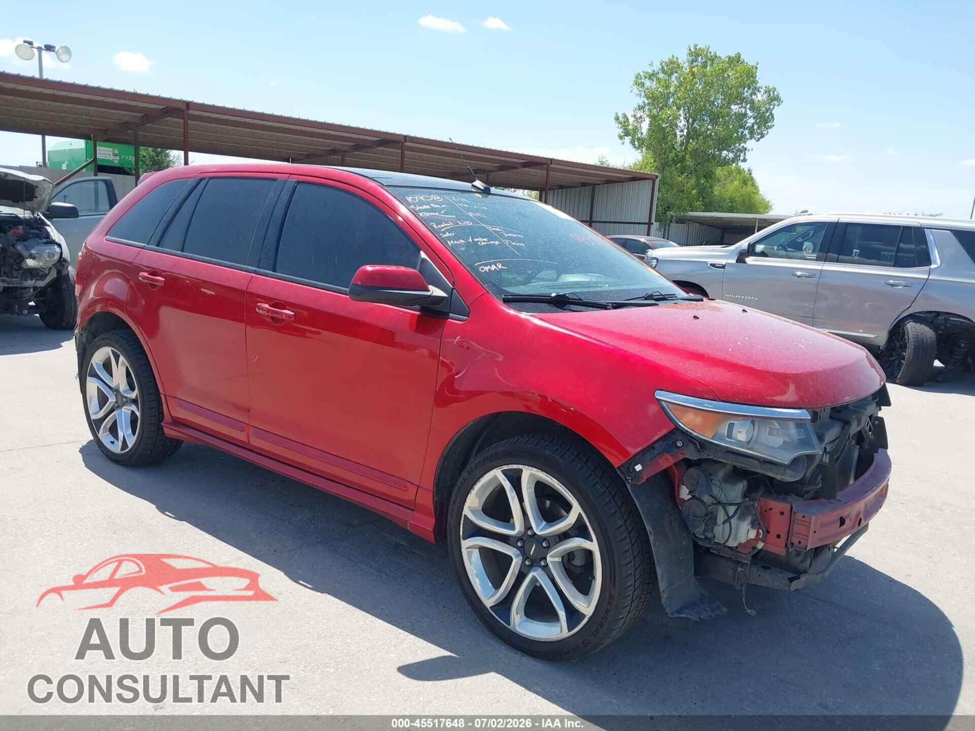 FORD EDGE 2012 - 2FMDK4AK7CBA94489