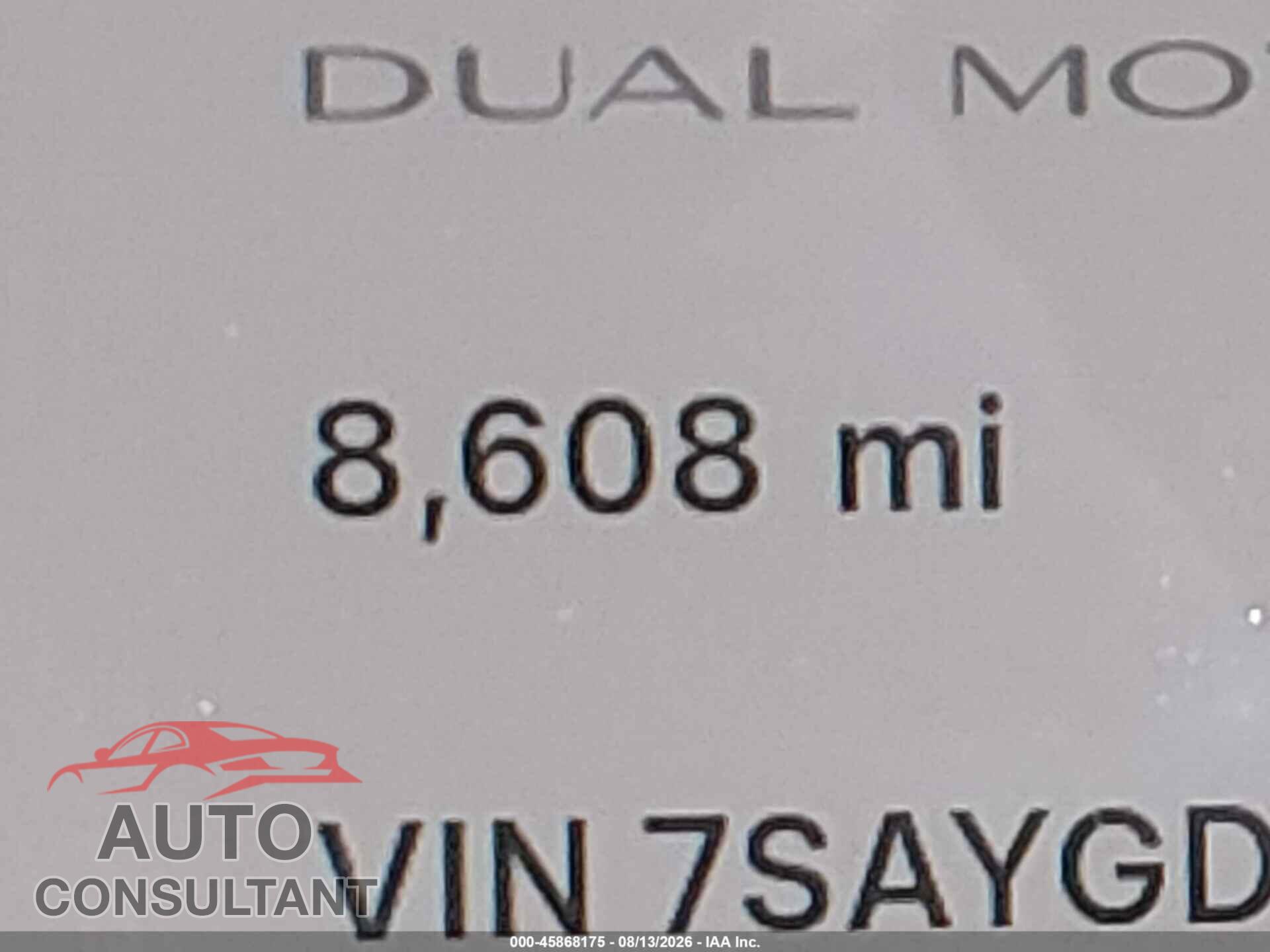TESLA MODEL Y 2026 - 7SAYGDEE0TF450220