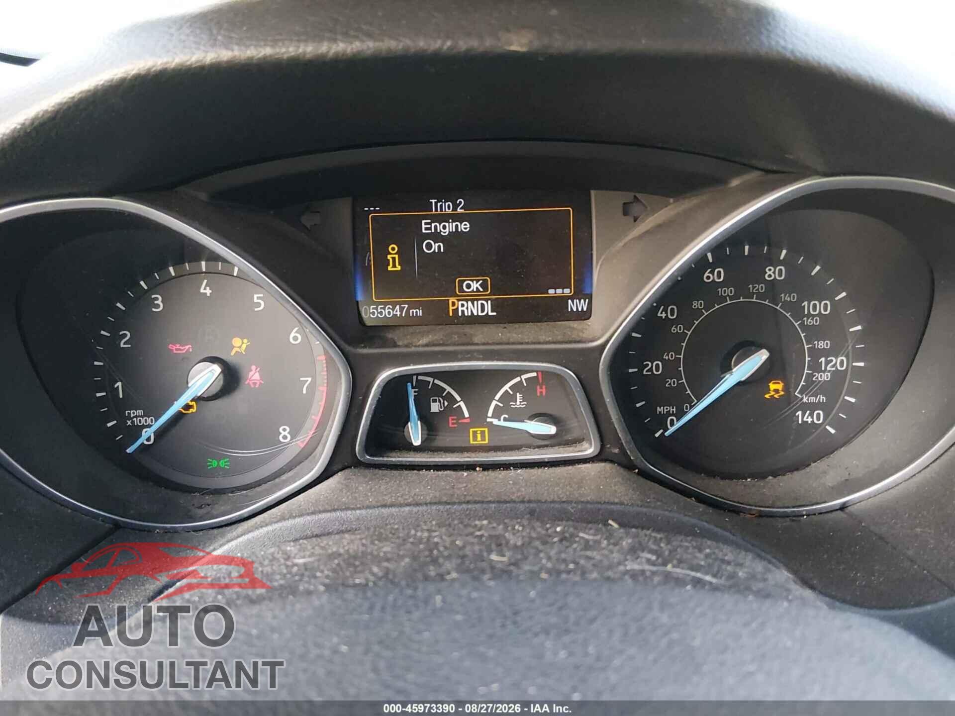 FORD FOCUS 2017 - 1FADP3F2XHL266052