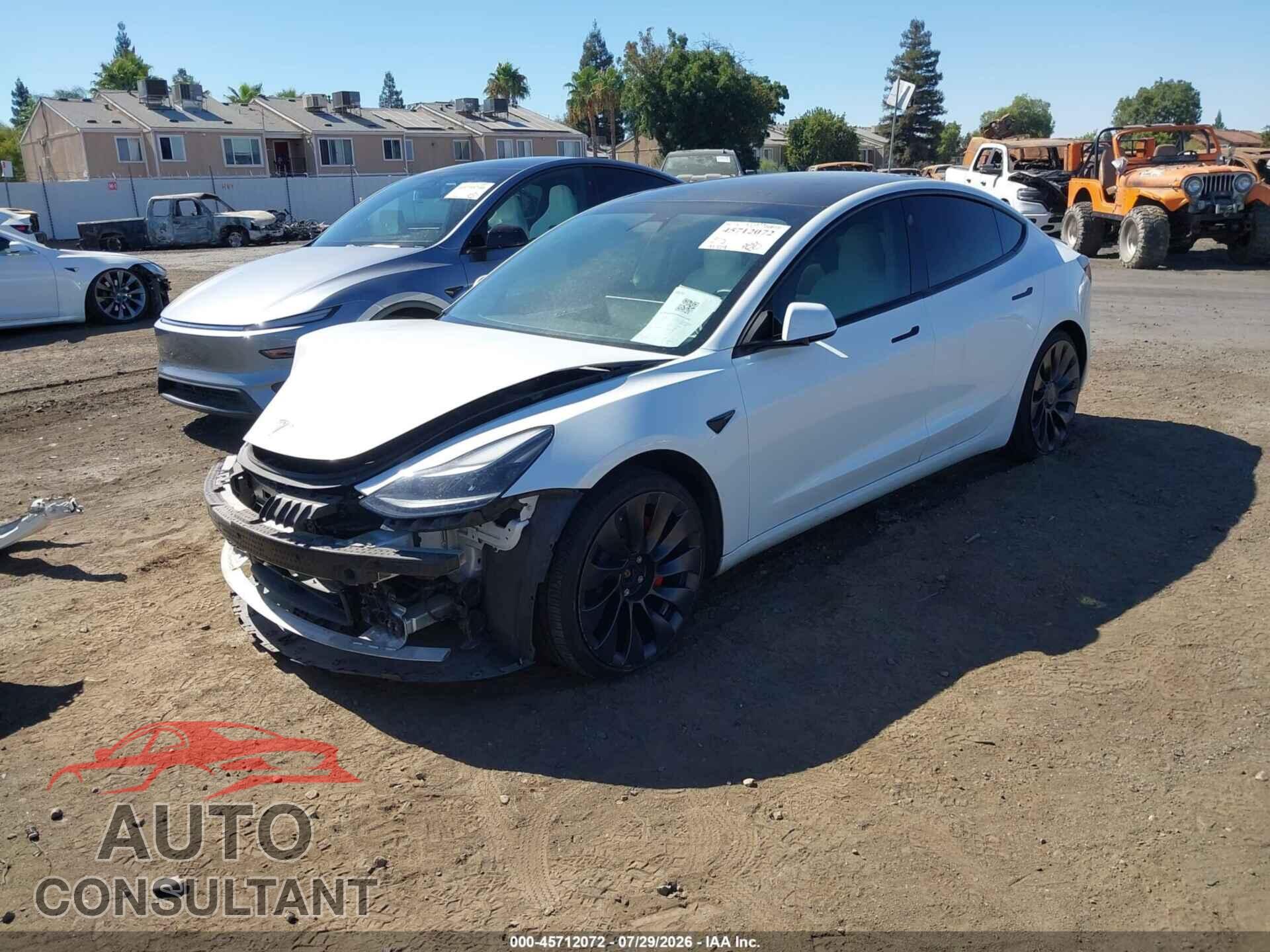 TESLA MODEL 3 2021 - 5YJ3E1EC0MF093696