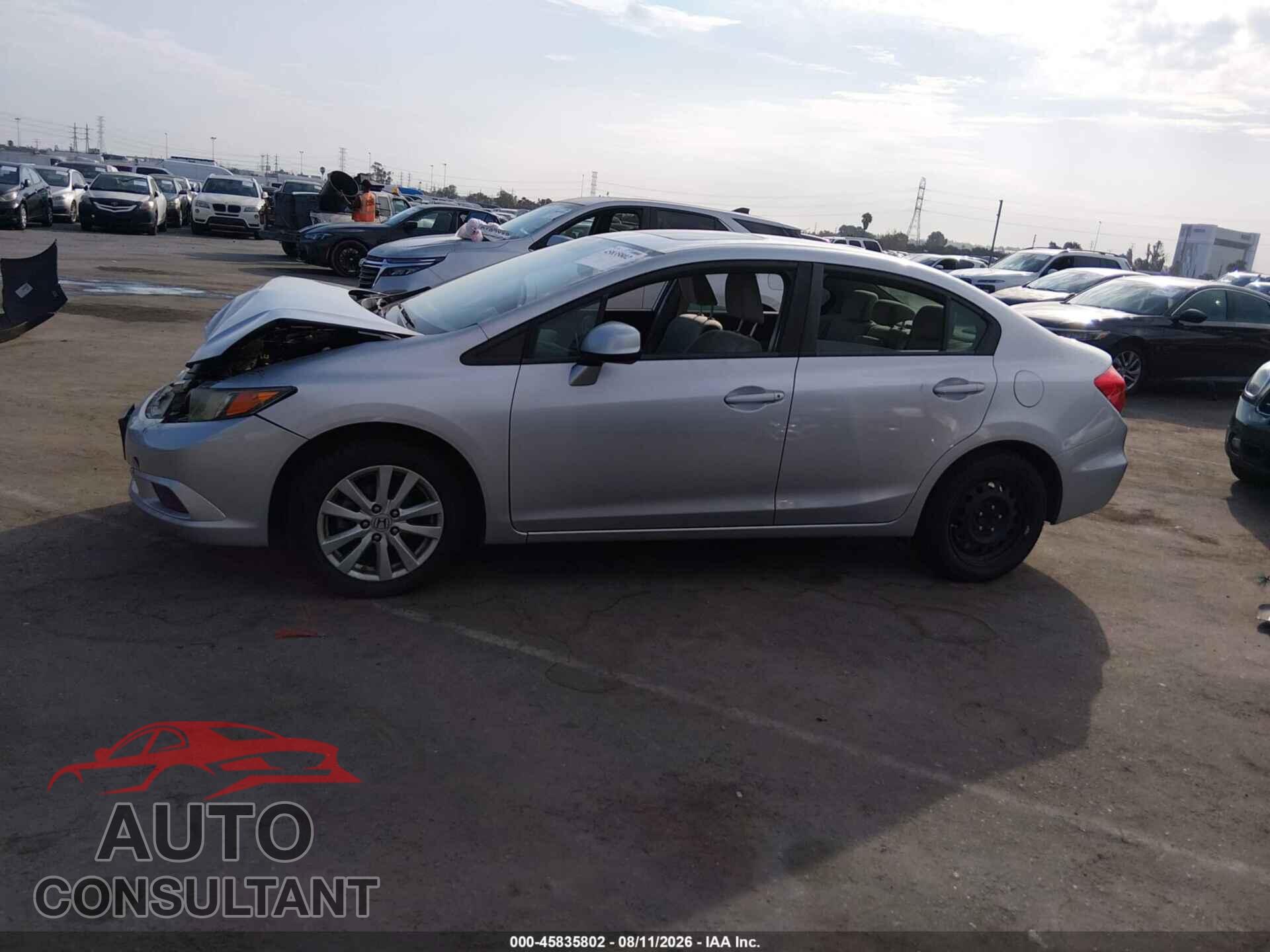 HONDA CIVIC 2012 - 19XFB2F83CE343815