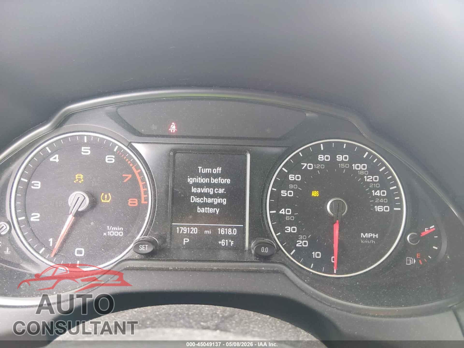 AUDI Q5 2013 - WA1LFAFP7DA091011