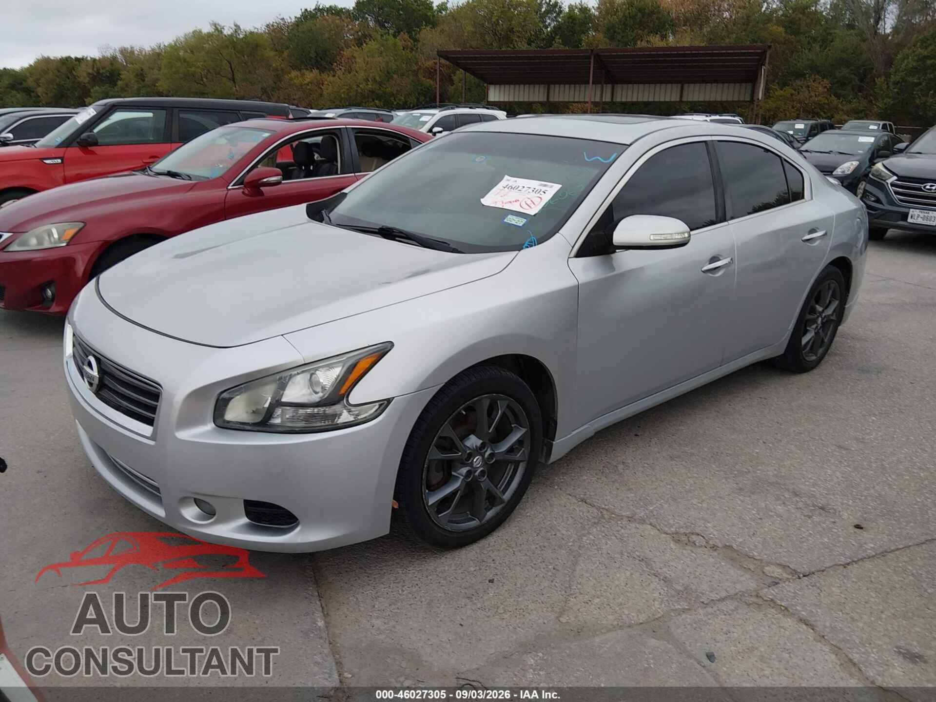 NISSAN MAXIMA 2012 - 1N4AA5AP5CC806063