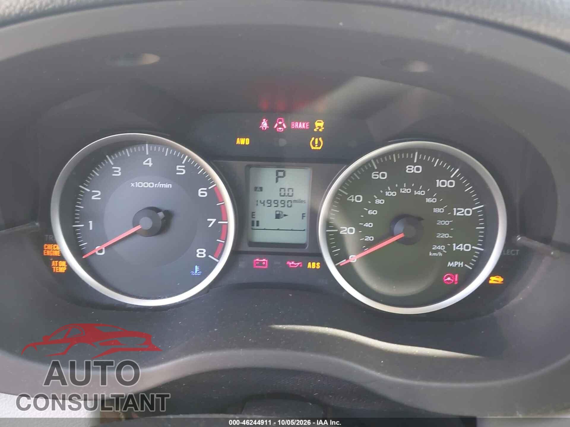 SUBARU FORESTER 2014 - JF2SJAEC0EH414095