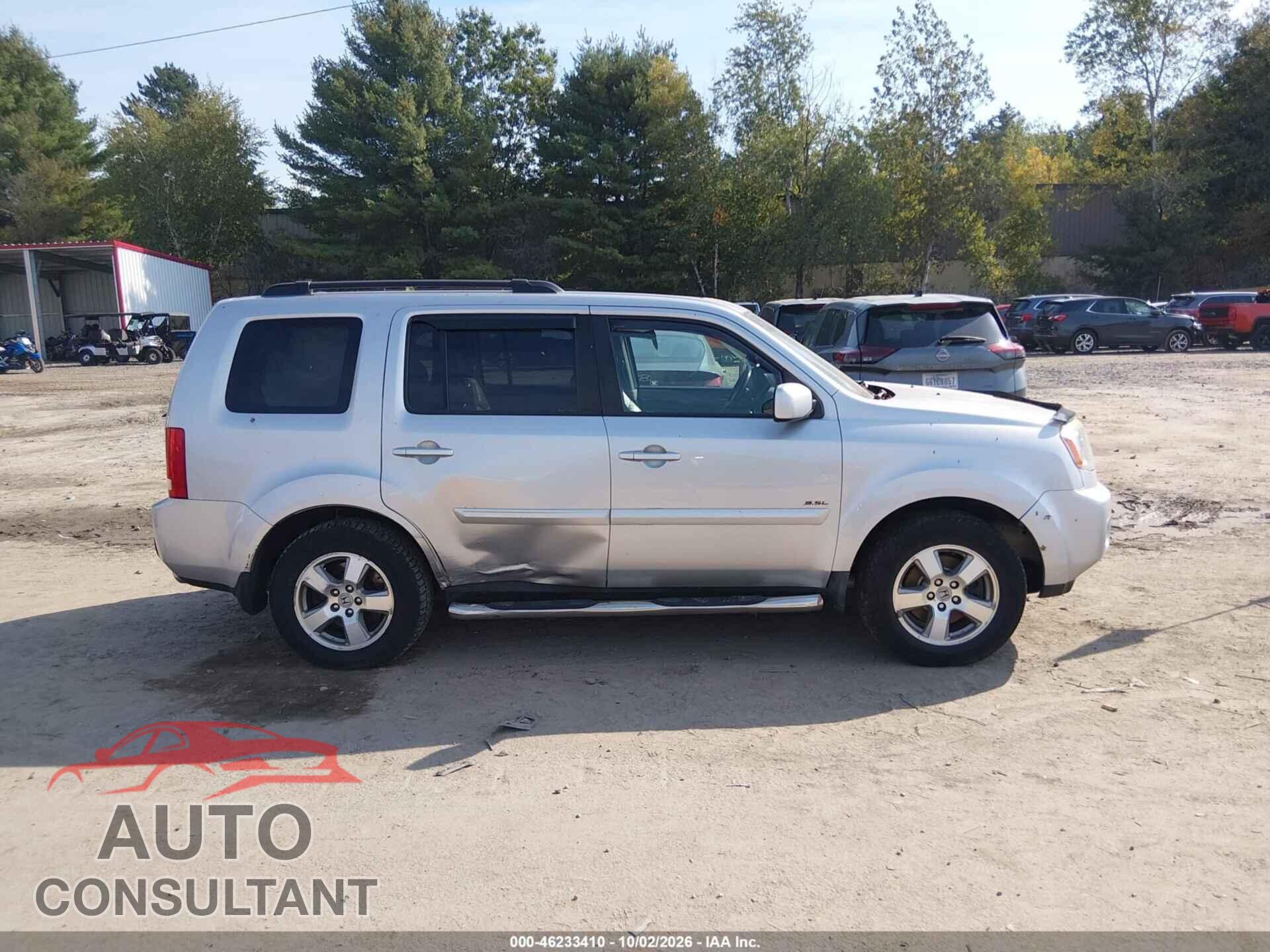 HONDA PILOT 2011 - 5FNYF4H56BB105199