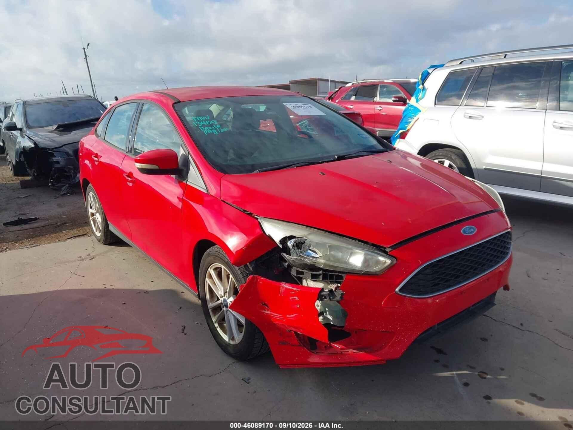 FORD FOCUS 2016 - 1FADP3F21GL336553