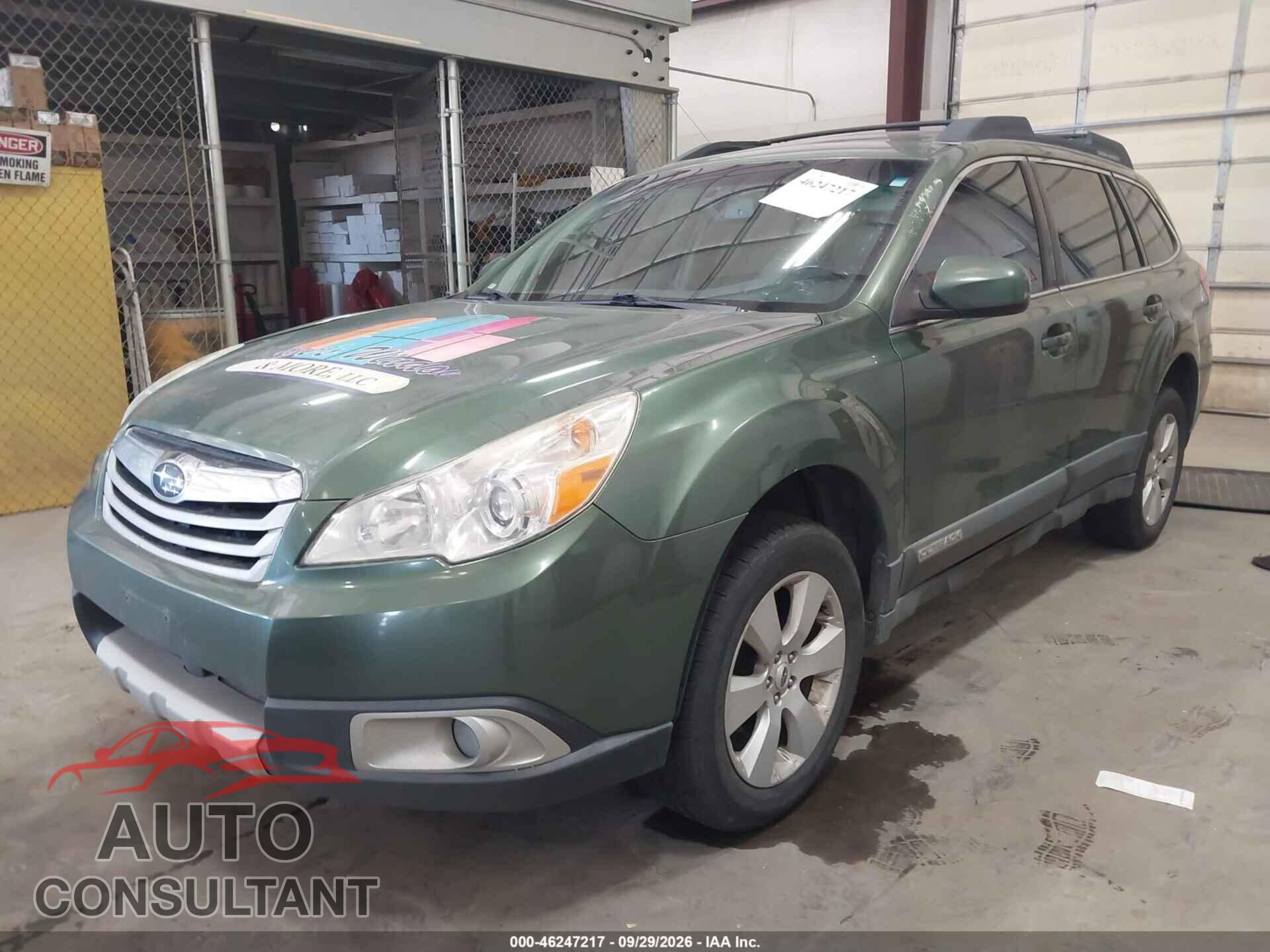 SUBARU OUTBACK 2012 - 4S4BRBKC4C3287679