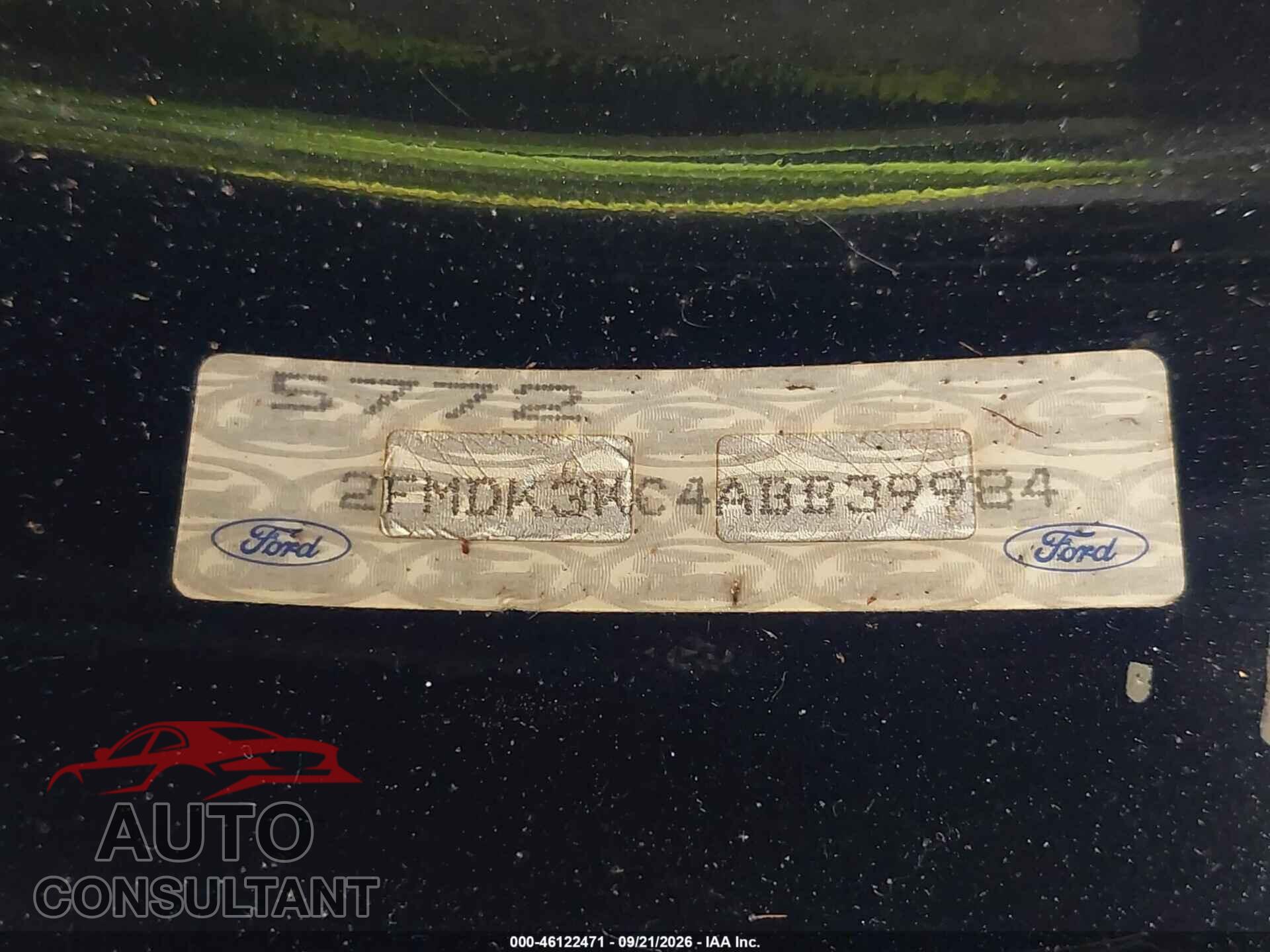 FORD EDGE 2010 - 2FMDK3KC4ABB39984