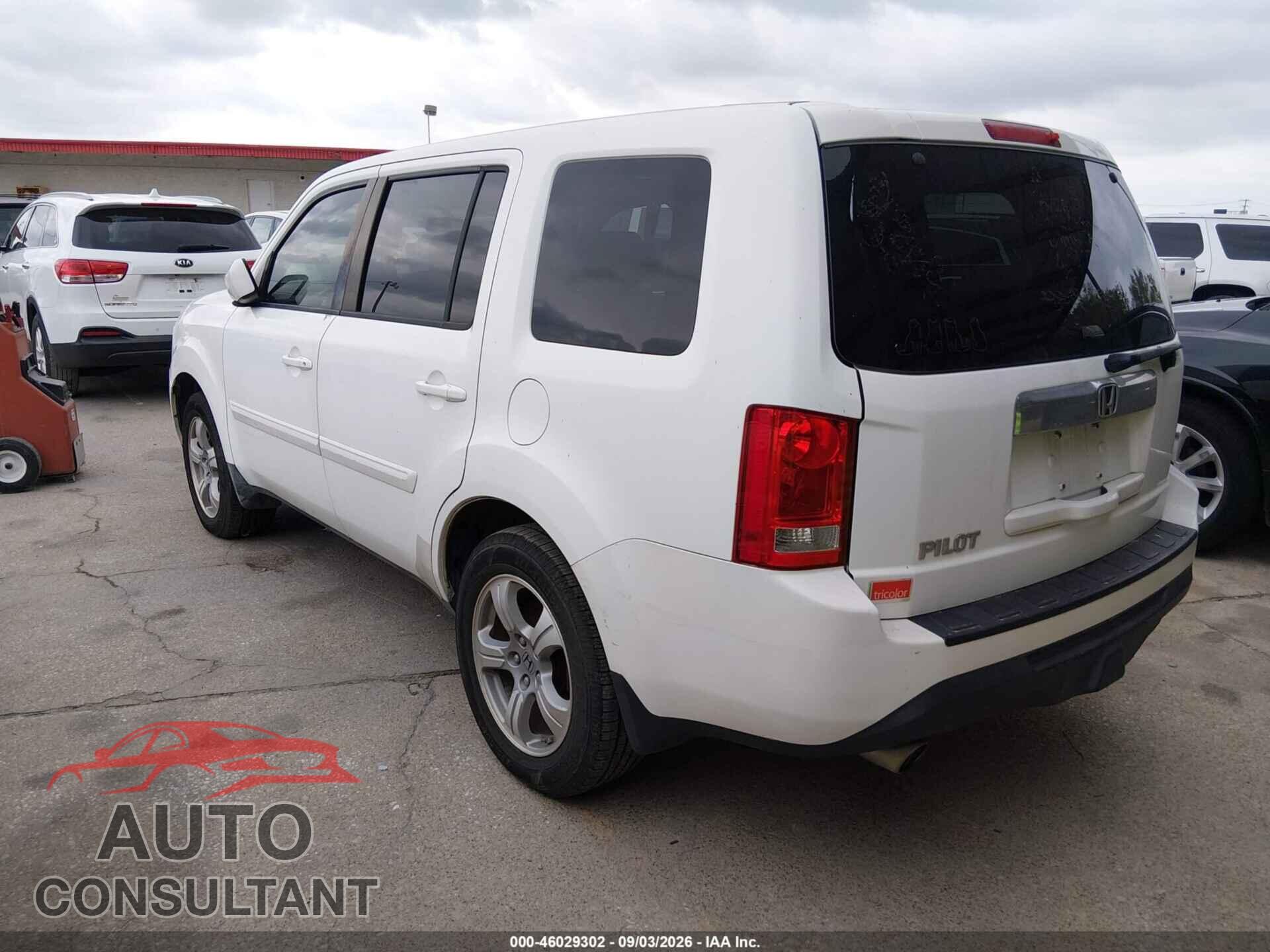 HONDA PILOT 2012 - 5FNYF3H67CB006251