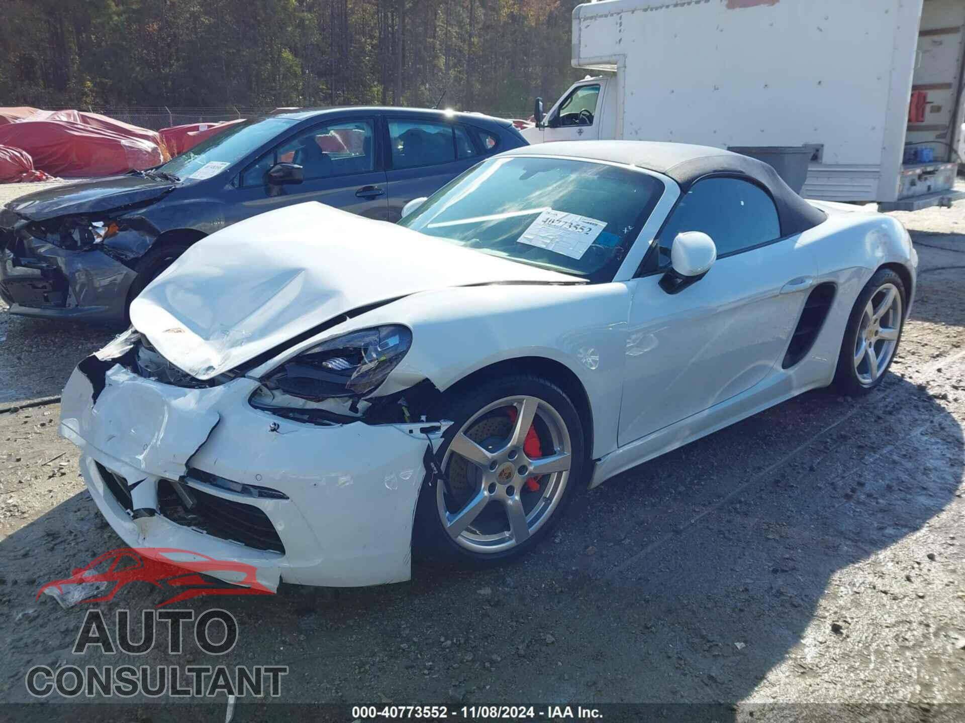 PORSCHE 718 BOXSTER 2017 - WP0CB2A87HS240623