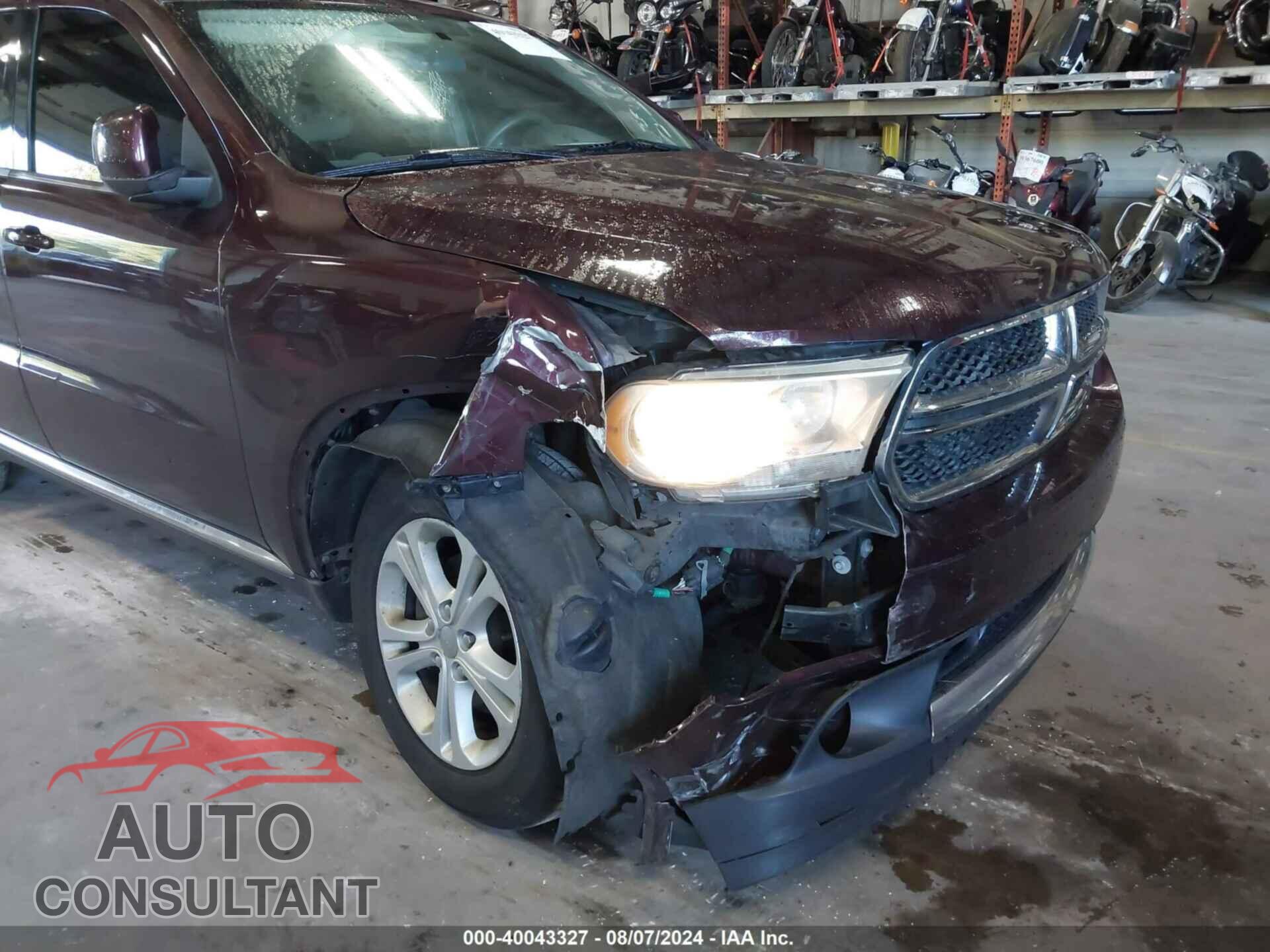 DODGE DURANGO 2012 - 1C4RDJAG3CC151964