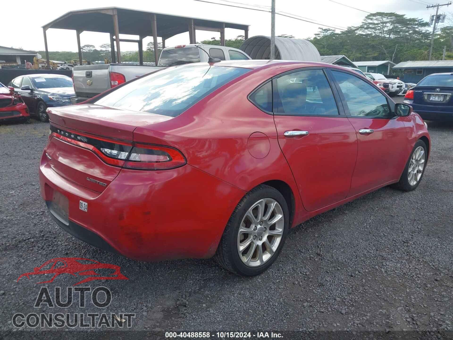 DODGE DART 2013 - 1C3CDFCA4DD124669