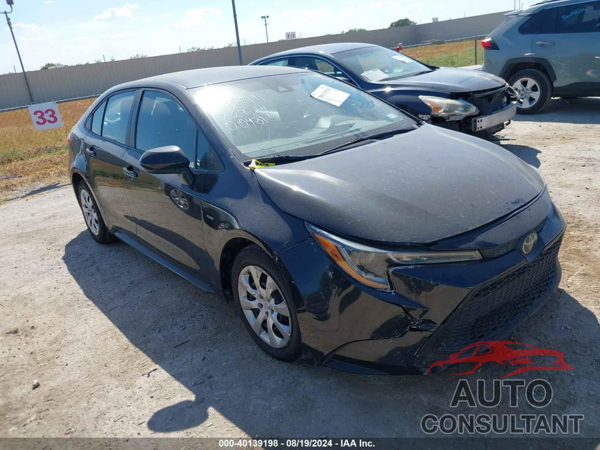 TOYOTA COROLLA 2020 - 5YFEPRAE6LP004810