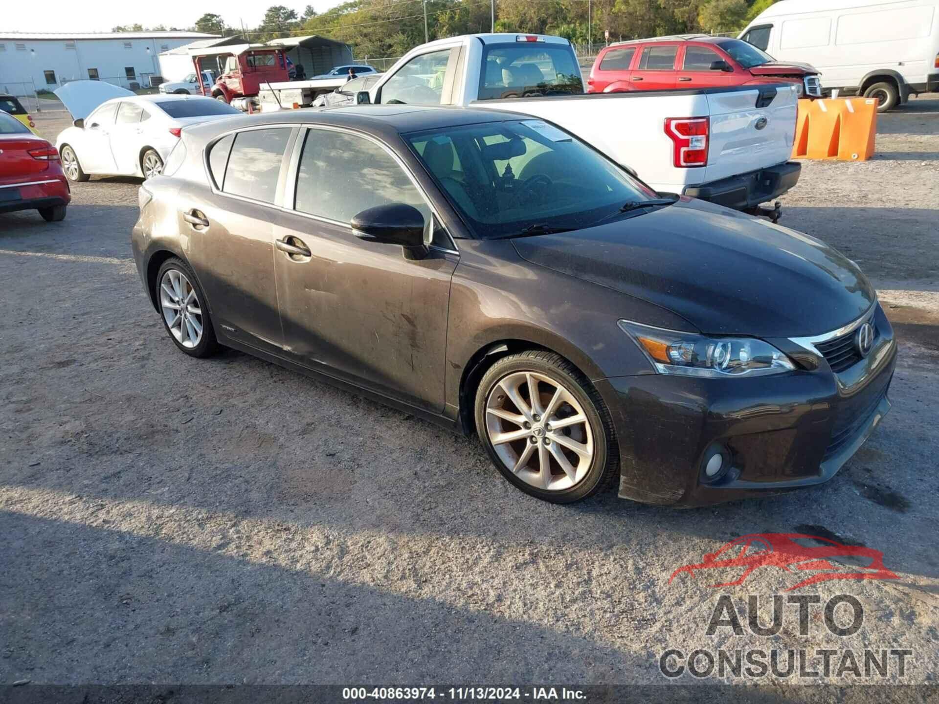 LEXUS CT 200H 2011 - JTHKD5BH5B2008680