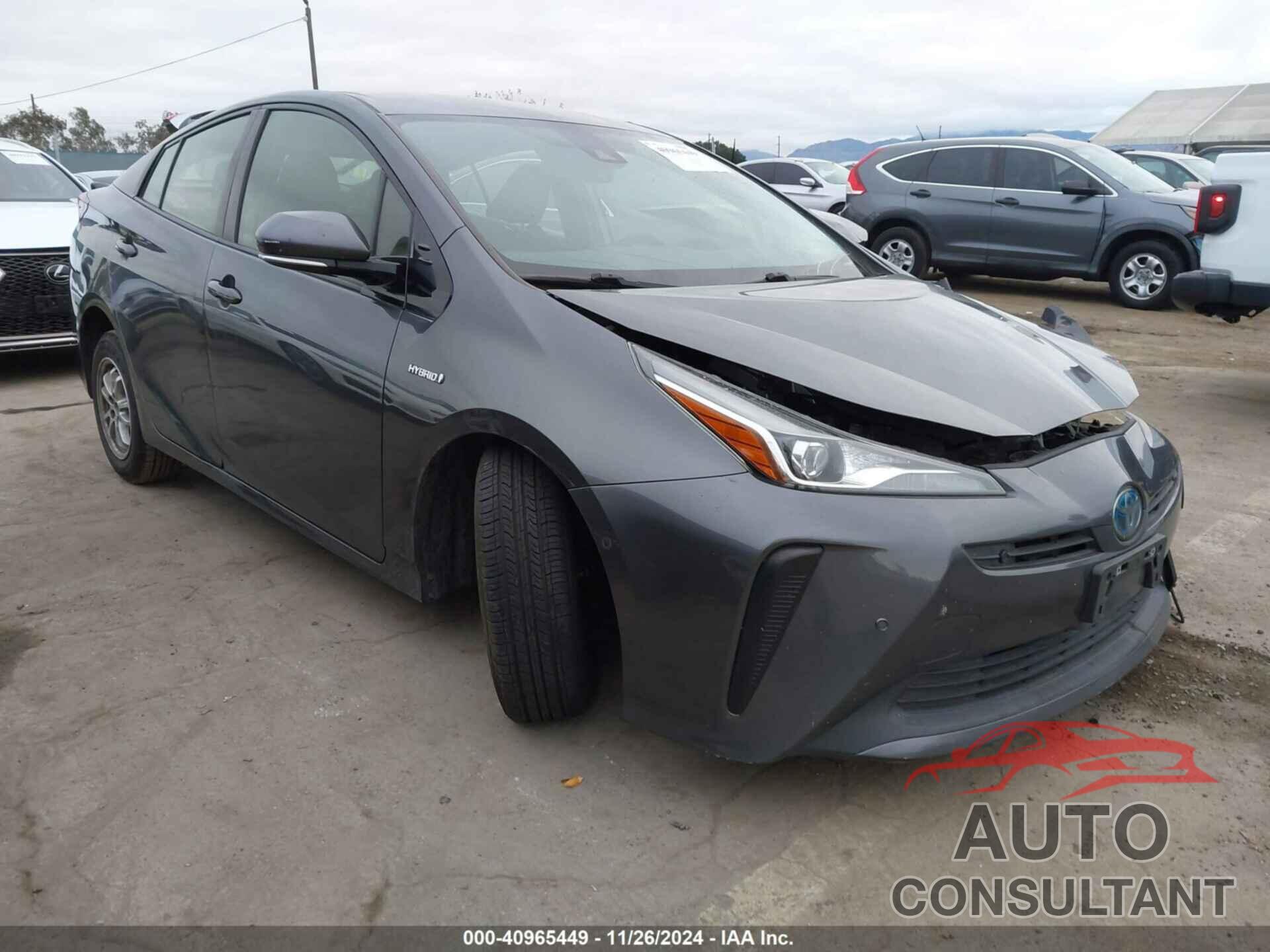 TOYOTA PRIUS 2020 - JTDKARFU5L3109237