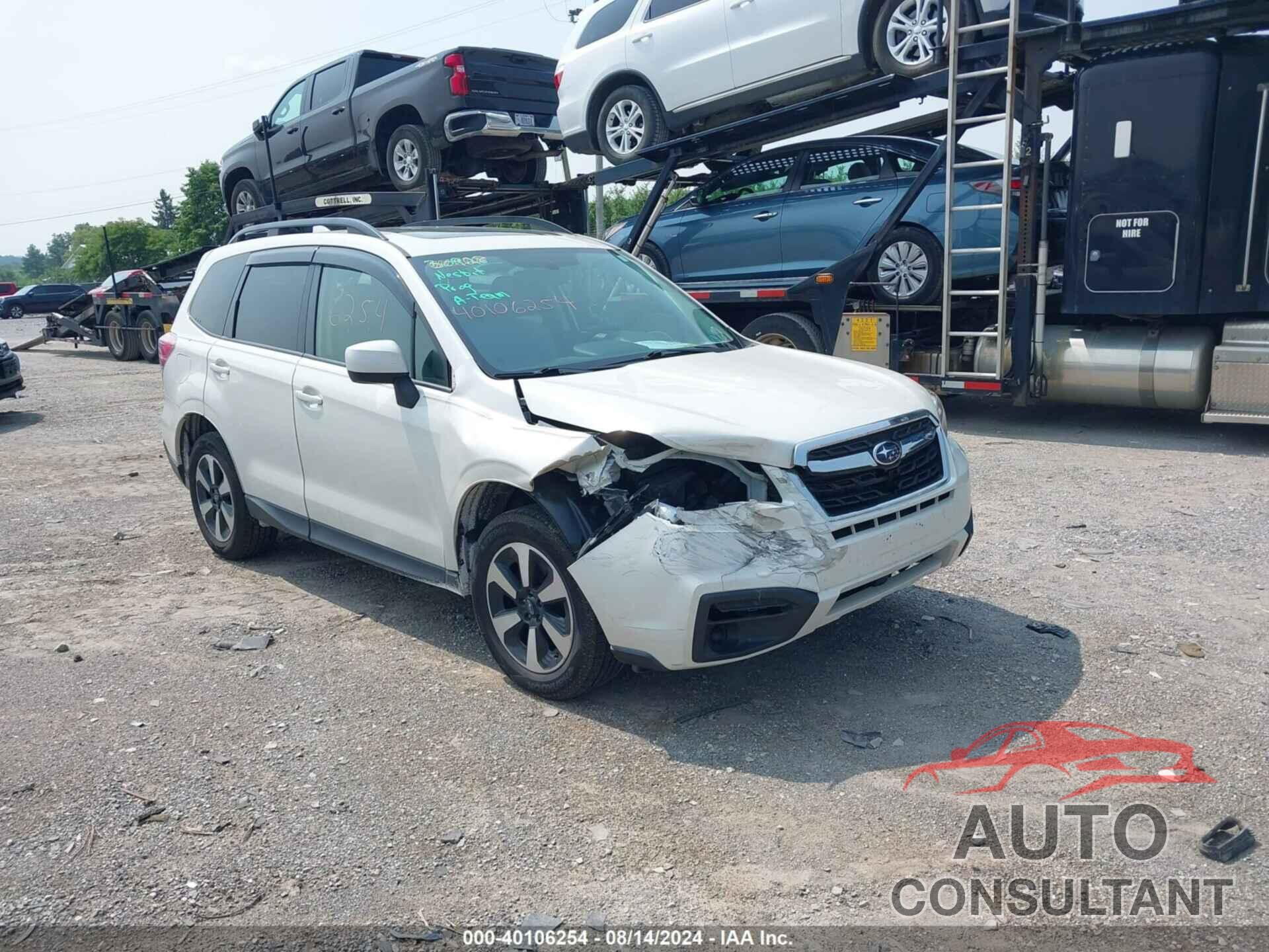 SUBARU FORESTER 2018 - JF2SJAEC0JH491091