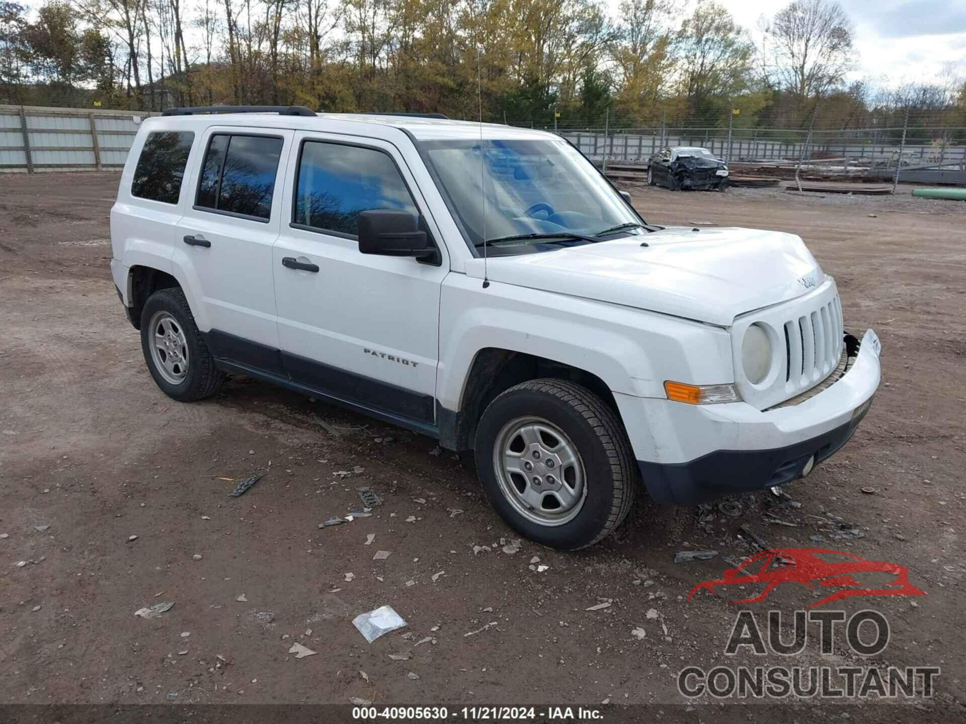 JEEP PATRIOT 2012 - 1C4NJRBBXCD598777