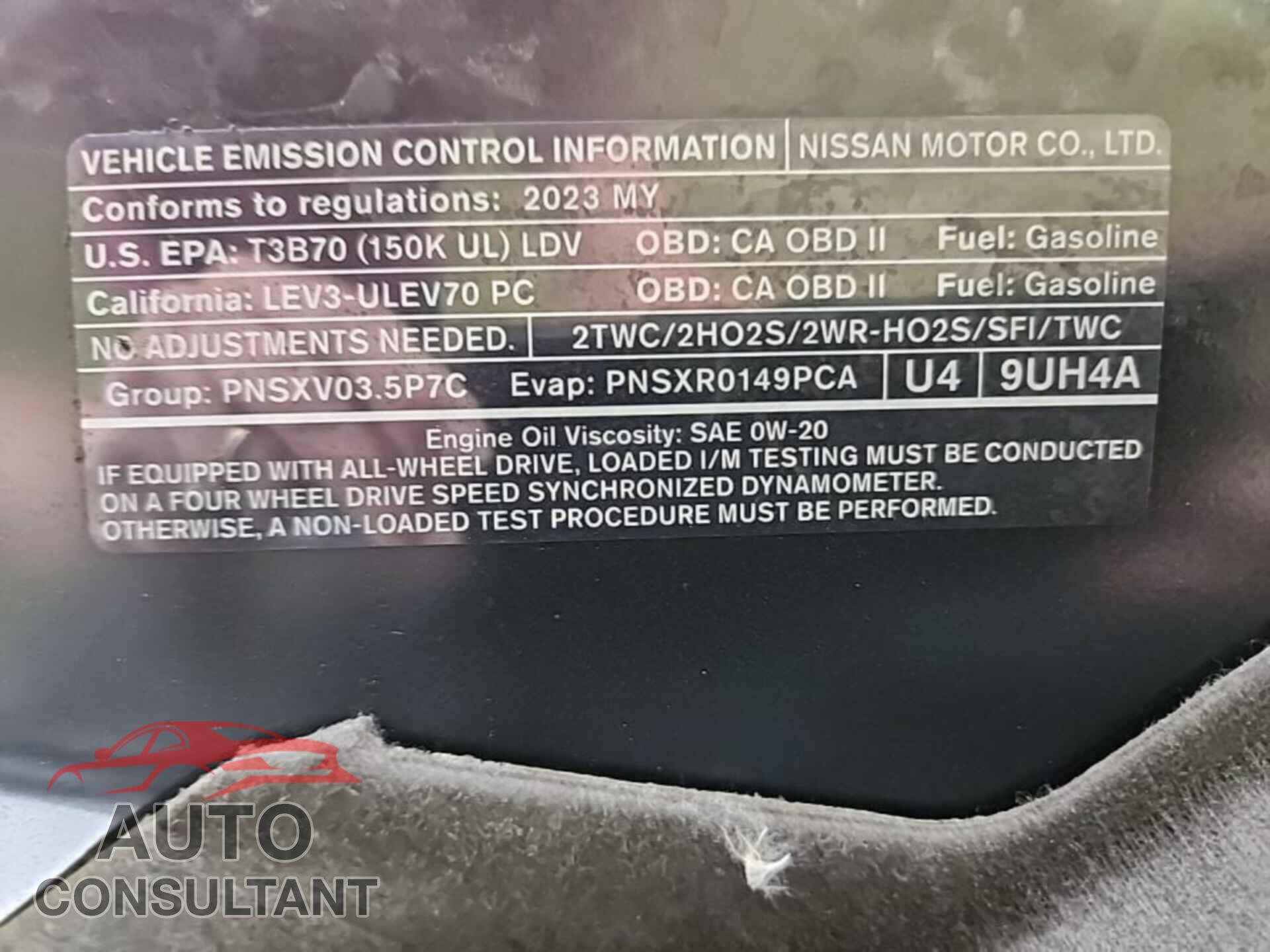 NISSAN MURANO 2023 - 5N1AZ2BS8PC130052