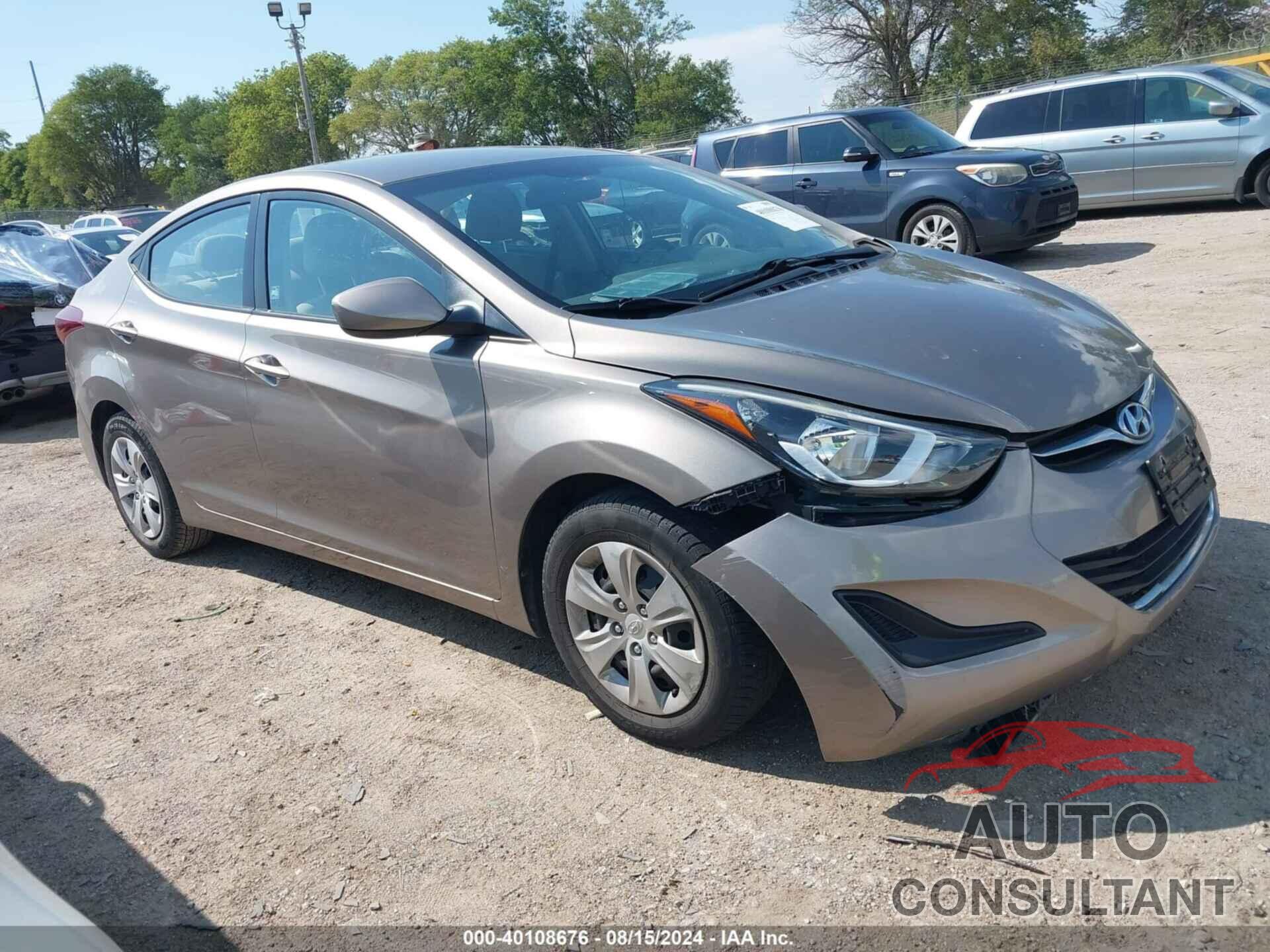 HYUNDAI ELANTRA 2016 - 5NPDH4AE5GH786533