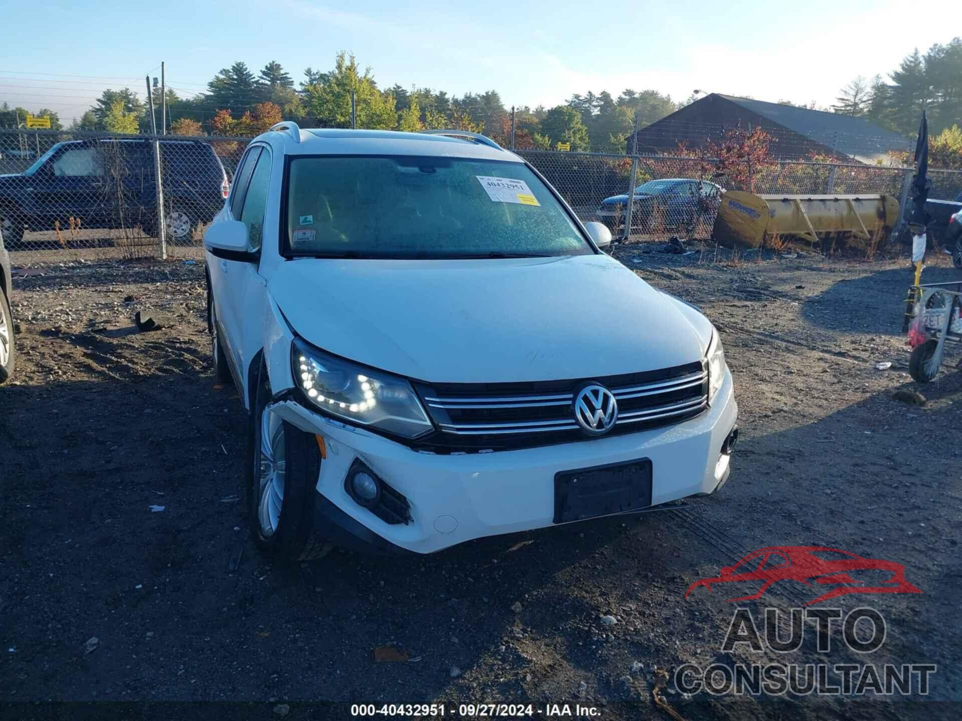 VOLKSWAGEN TIGUAN 2016 - WVGBV7AXXGW599510