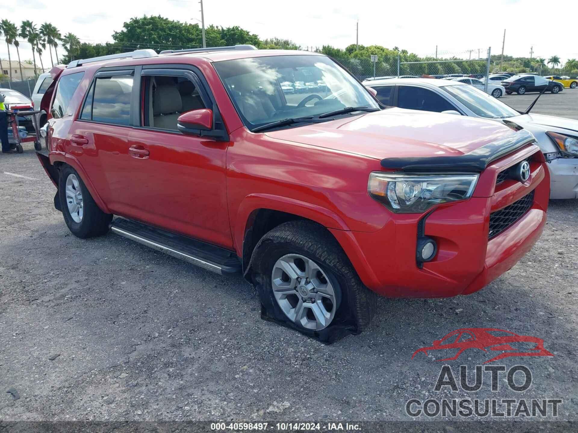 TOYOTA 4RUNNER 2018 - JTEZU5JR3J5185781