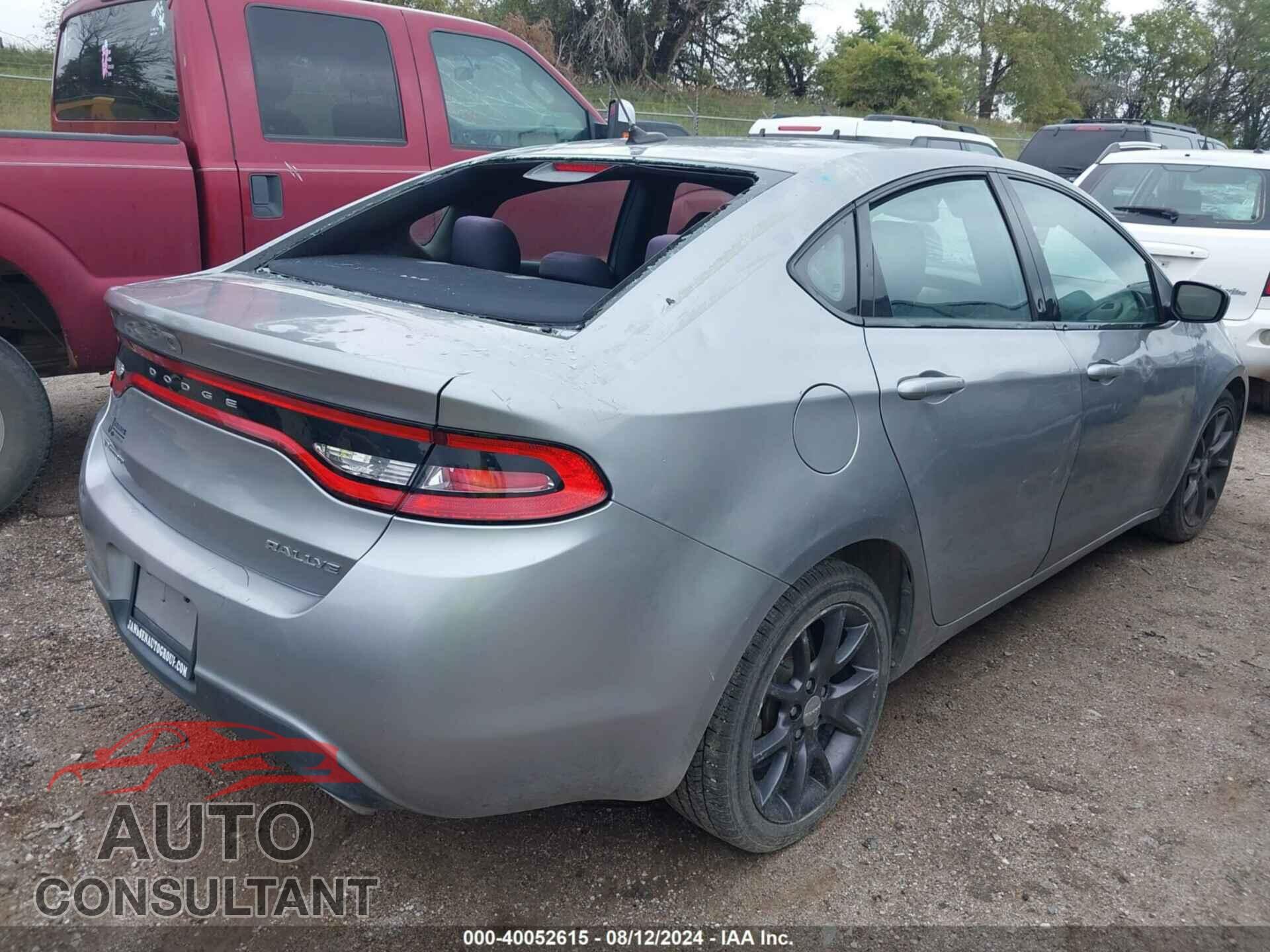 DODGE DART 2015 - 1C3CDFBB6FD299549