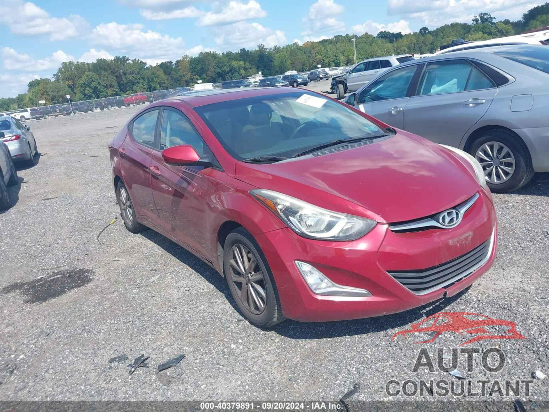 HYUNDAI ELANTRA 2016 - 5NPDH4AEXGH728322