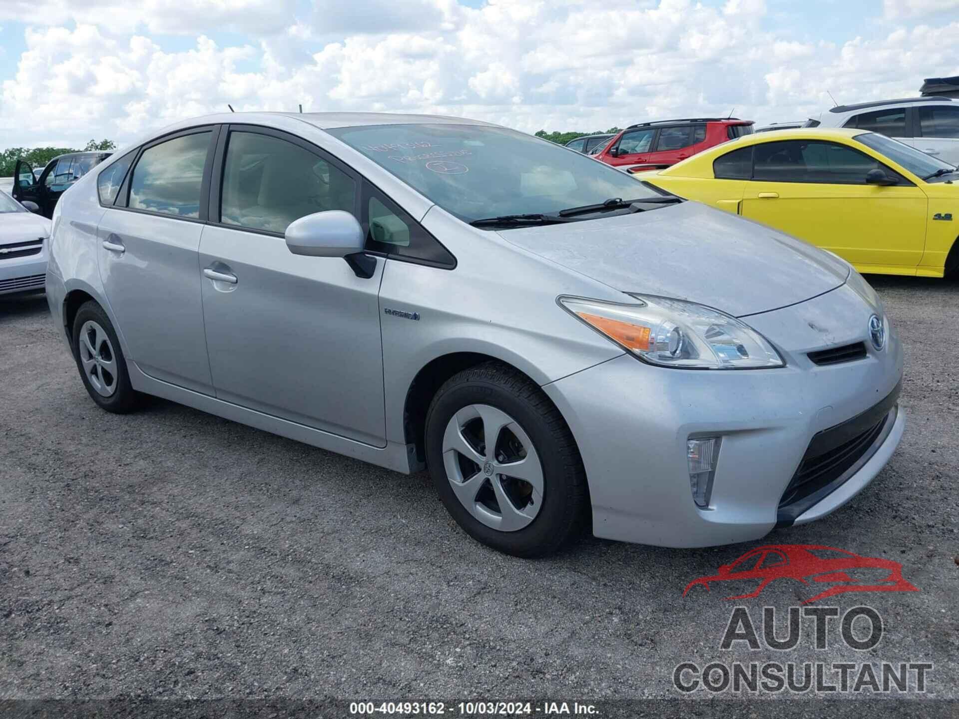 TOYOTA PRIUS 2012 - JTDKN3DU2C5500533