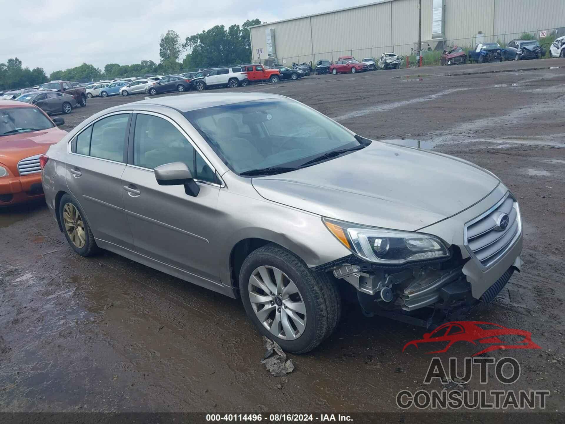 SUBARU LEGACY 2016 - 4S3BNBC69G3010007