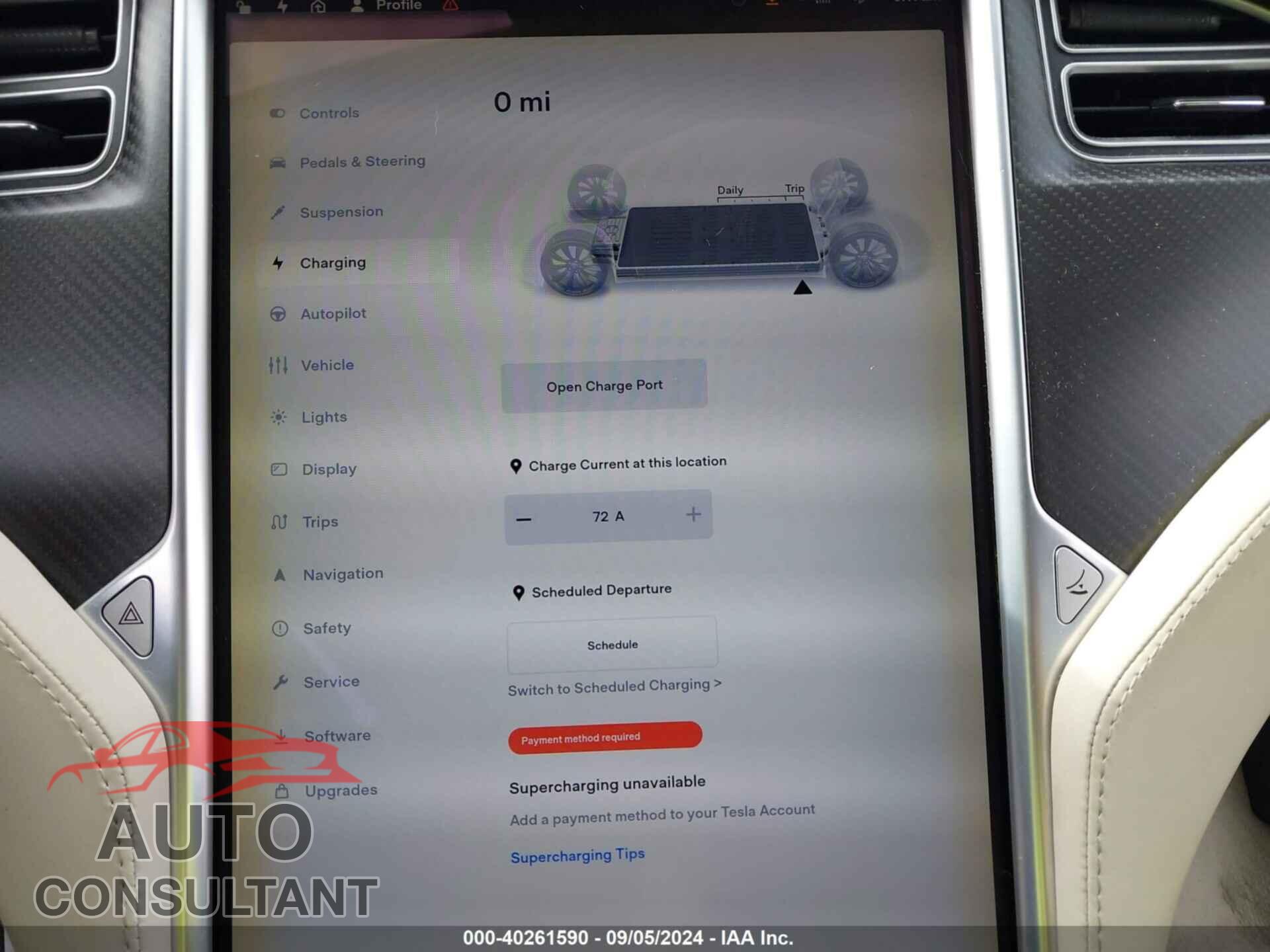 TESLA MODEL S 2017 - 5YJSA1E44HF221007