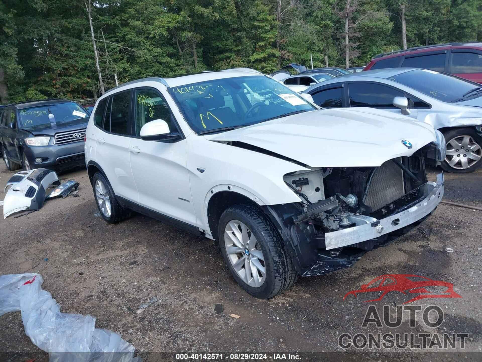 BMW X3 2017 - 5UXWX9C34H0W69222