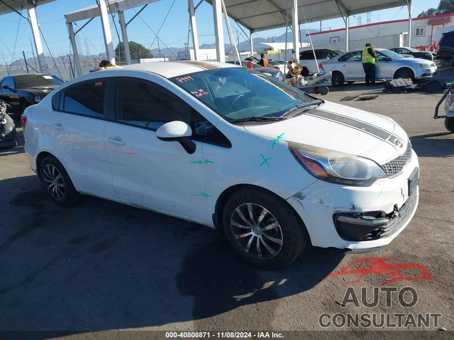 KIA RIO 2016 - KNADN4A37G6626751