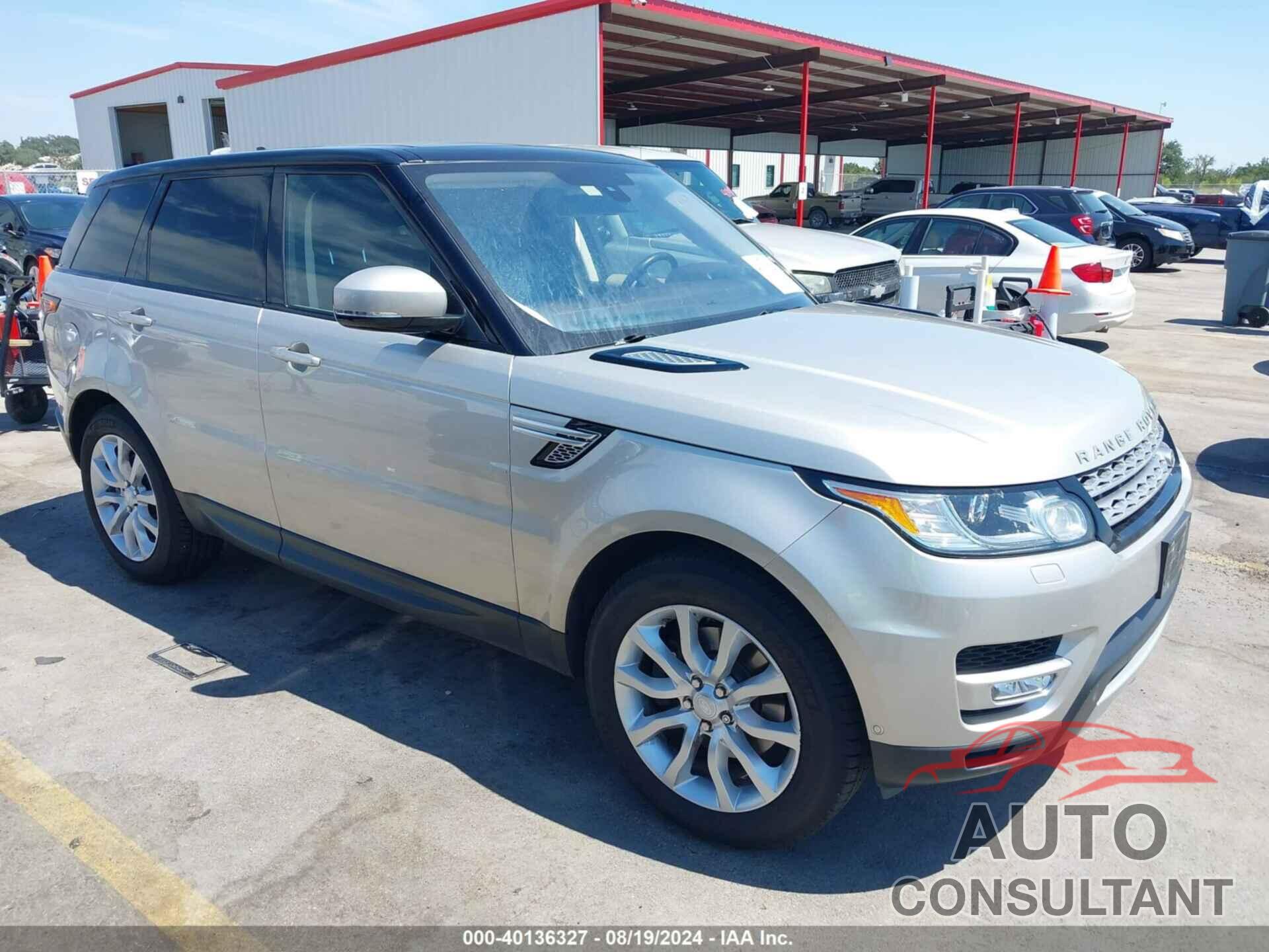 LAND ROVER RANGE ROVER SPORT 2016 - SALWR2PFXGA590114