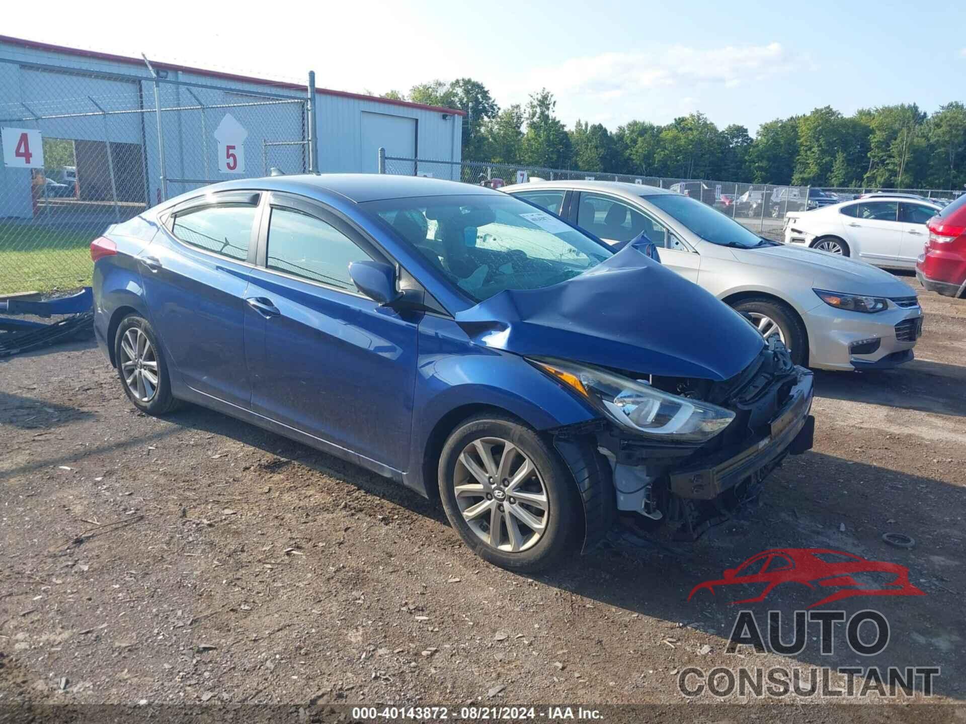 HYUNDAI ELANTRA 2016 - 5NPDH4AE8GH662174