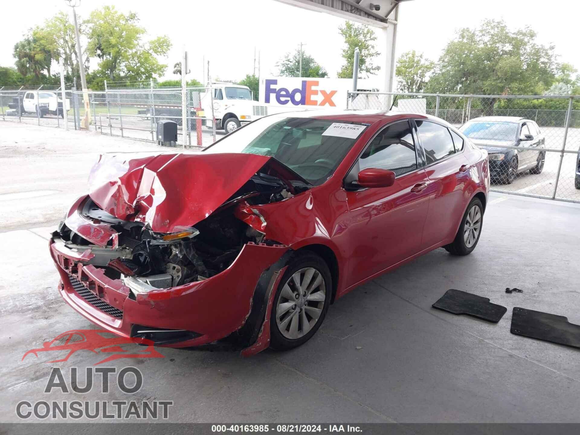 DODGE DART 2014 - 1C3CDFBB8ED894837